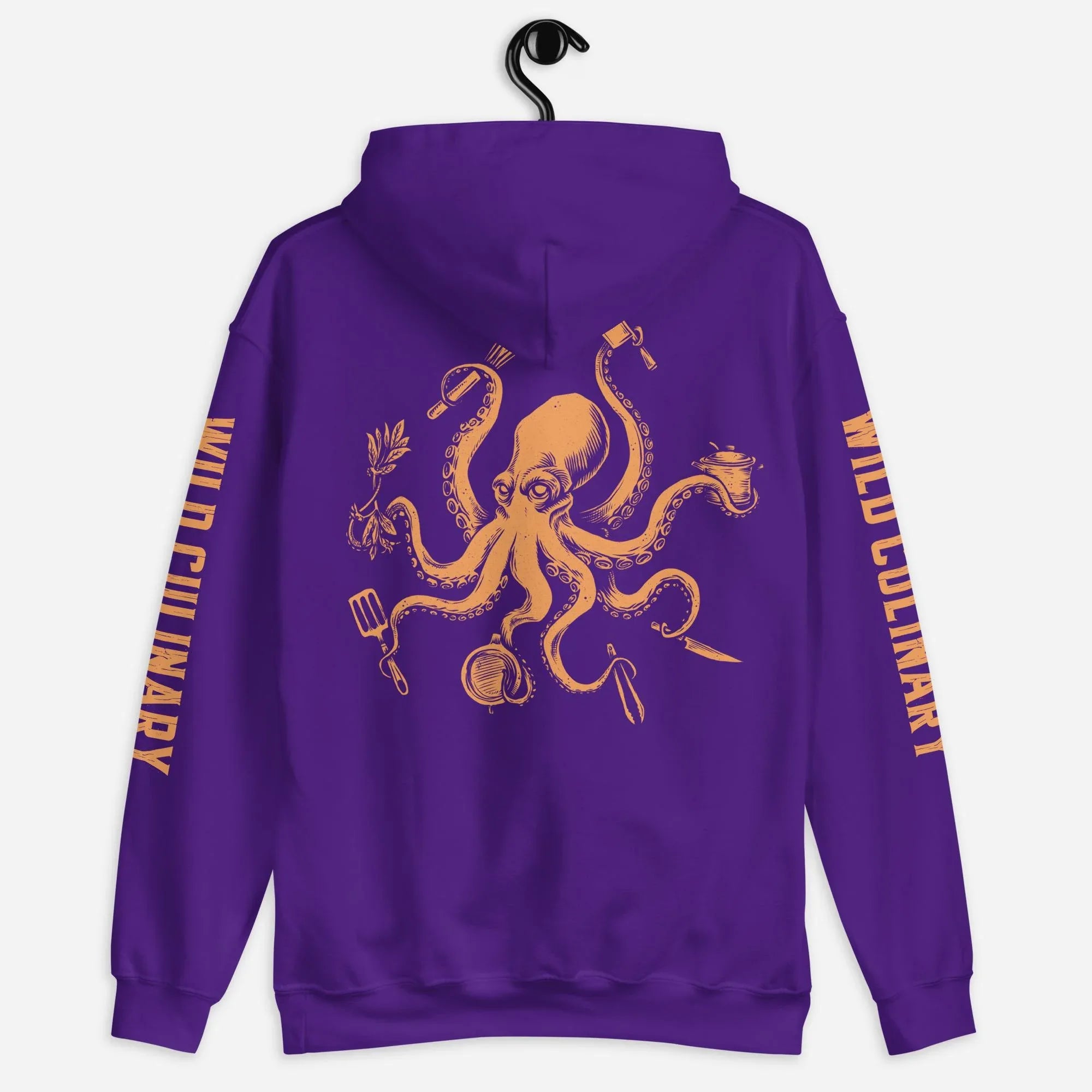 Official Edition Chef Octopus Orange Unisex Hoodie - Odd Chef