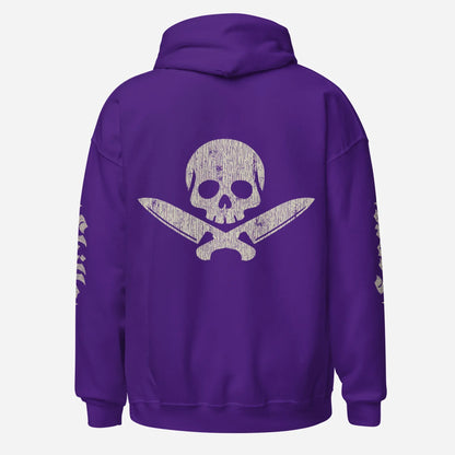 Official Edition Bone-White Skull & Crossed Knives Unisex Hoodie - Odd Chef
