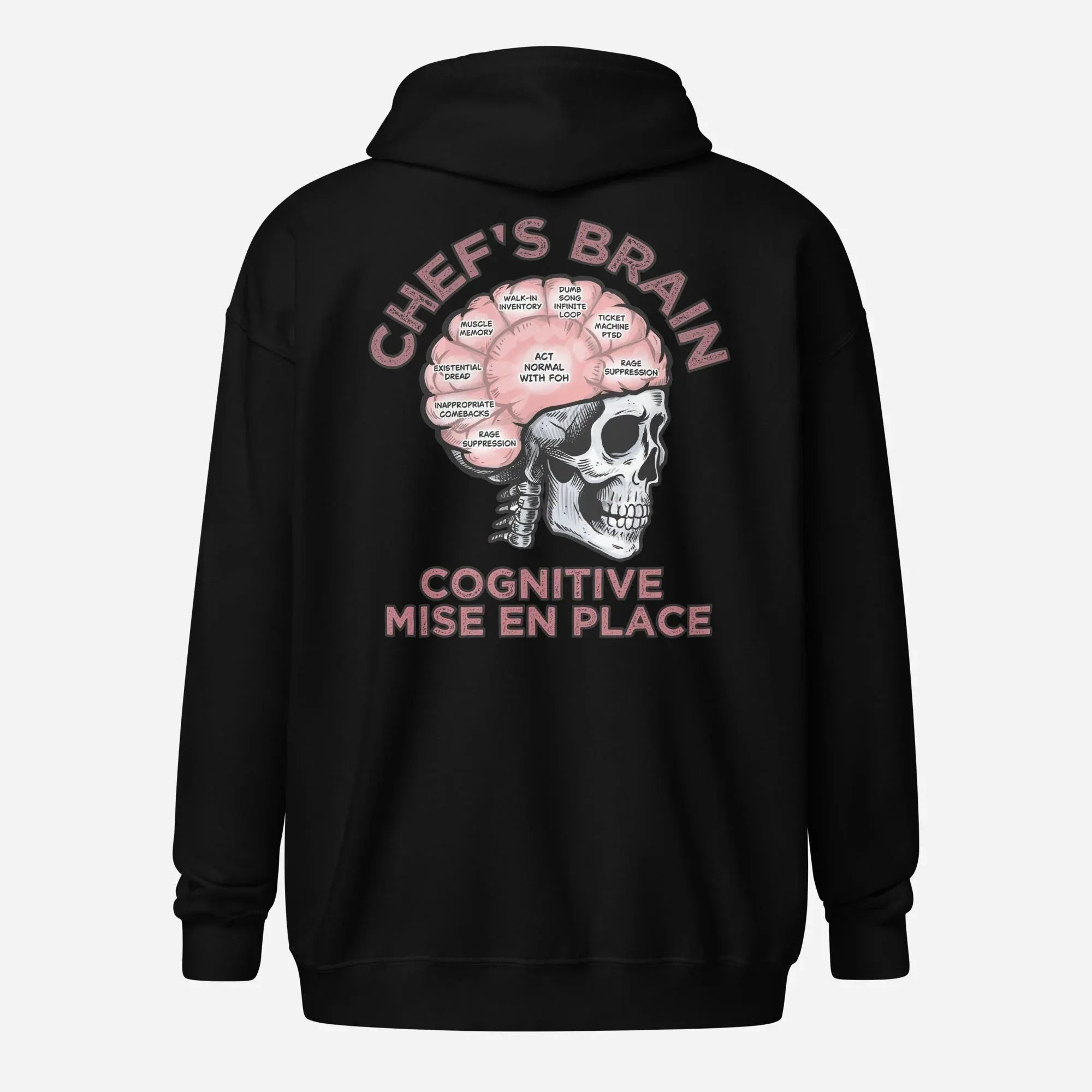Chef's Brain Unisex heavy blend zip hoodie - Odd Chef