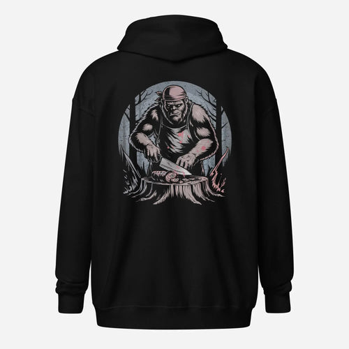Bigfoot Chef Unisex heavy blend zip hoodie - Odd Chef