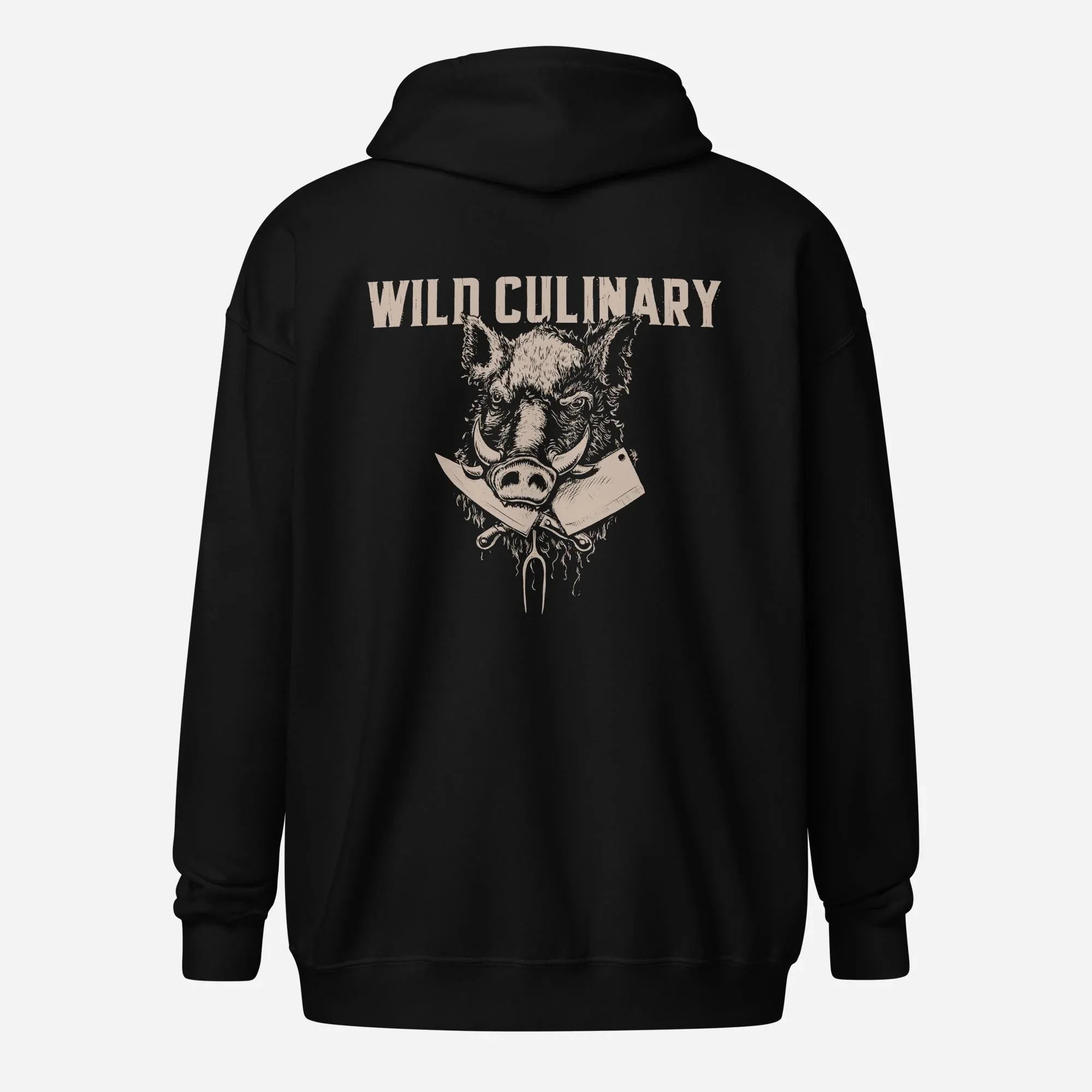 Official Wild Culinary Boar Unisex heavy blend zip hoodie - Odd Chef