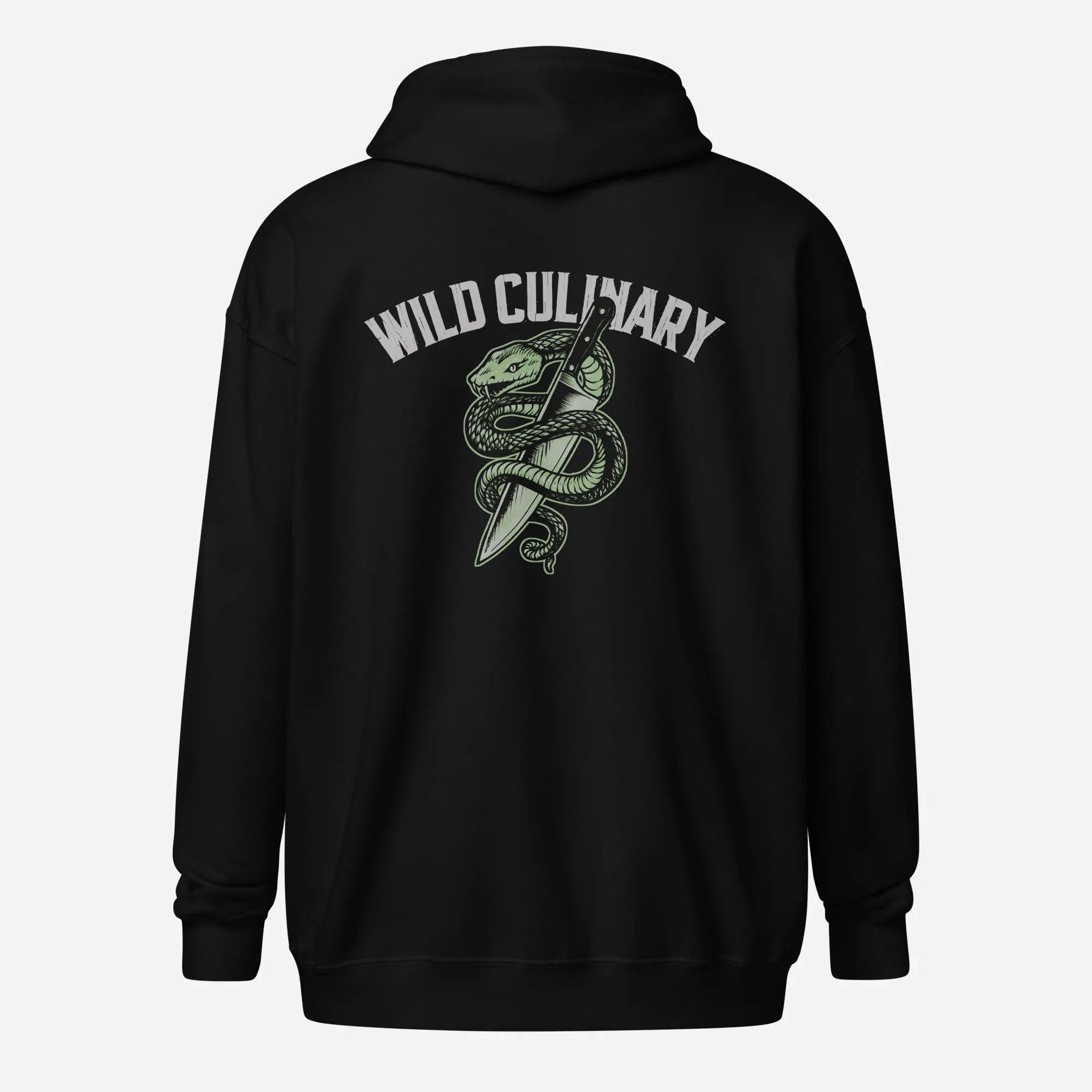 Official Wild Culinary Serpent Unisex heavy blend zip hoodie - Odd Chef