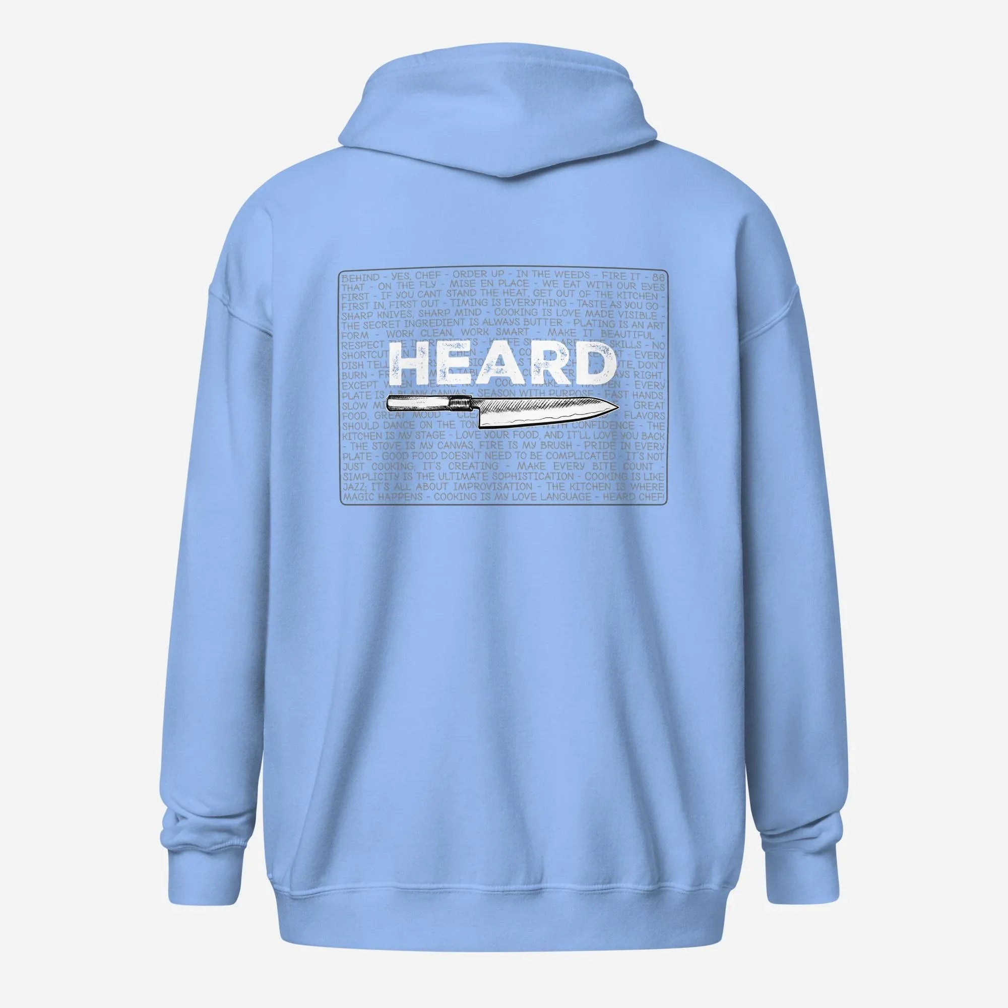 Heard Kitchen Phrase Unisex heavy blend zip hoodie - Odd Chef