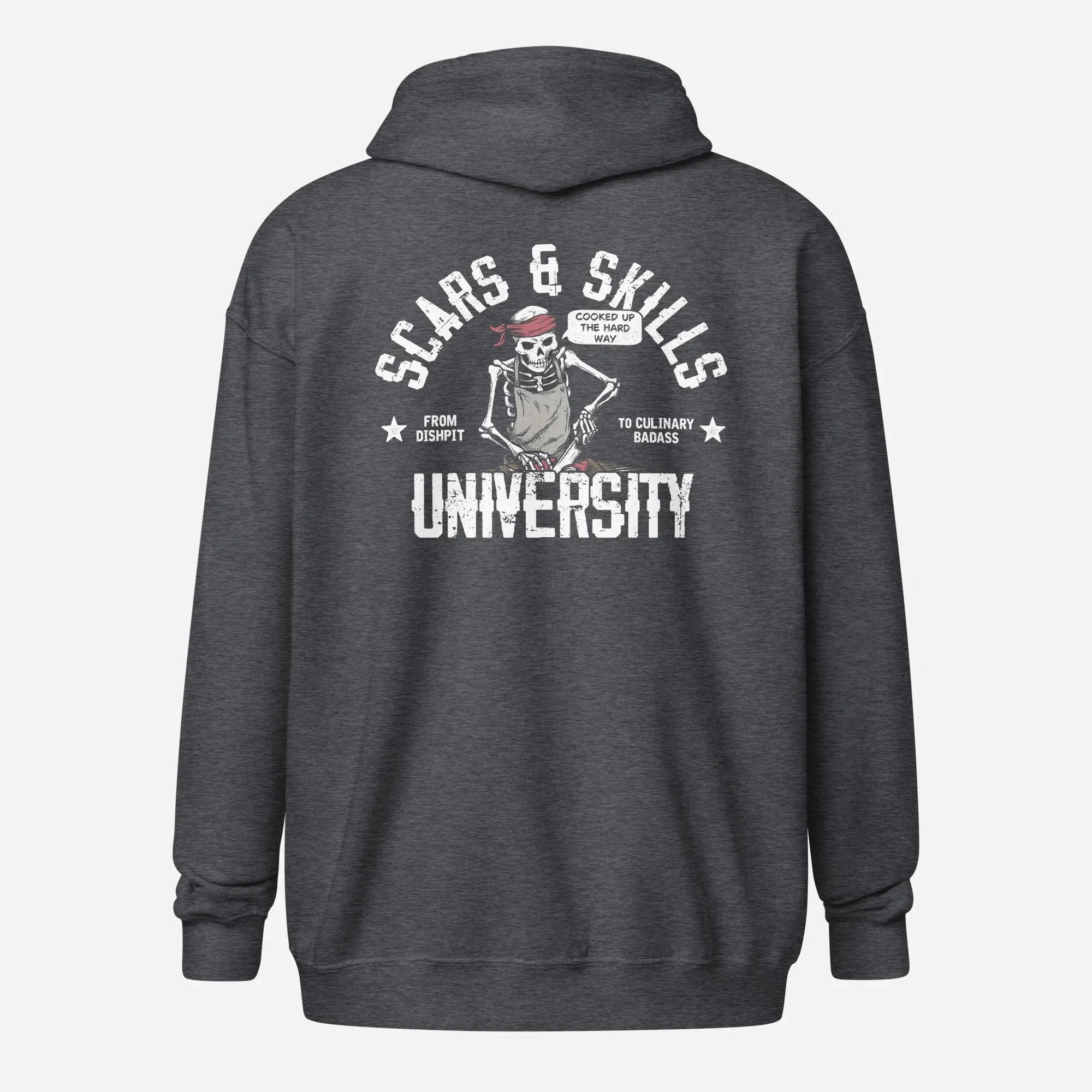 Scars & Skills Unisex heavy blend zip hoodie - Odd Chef
