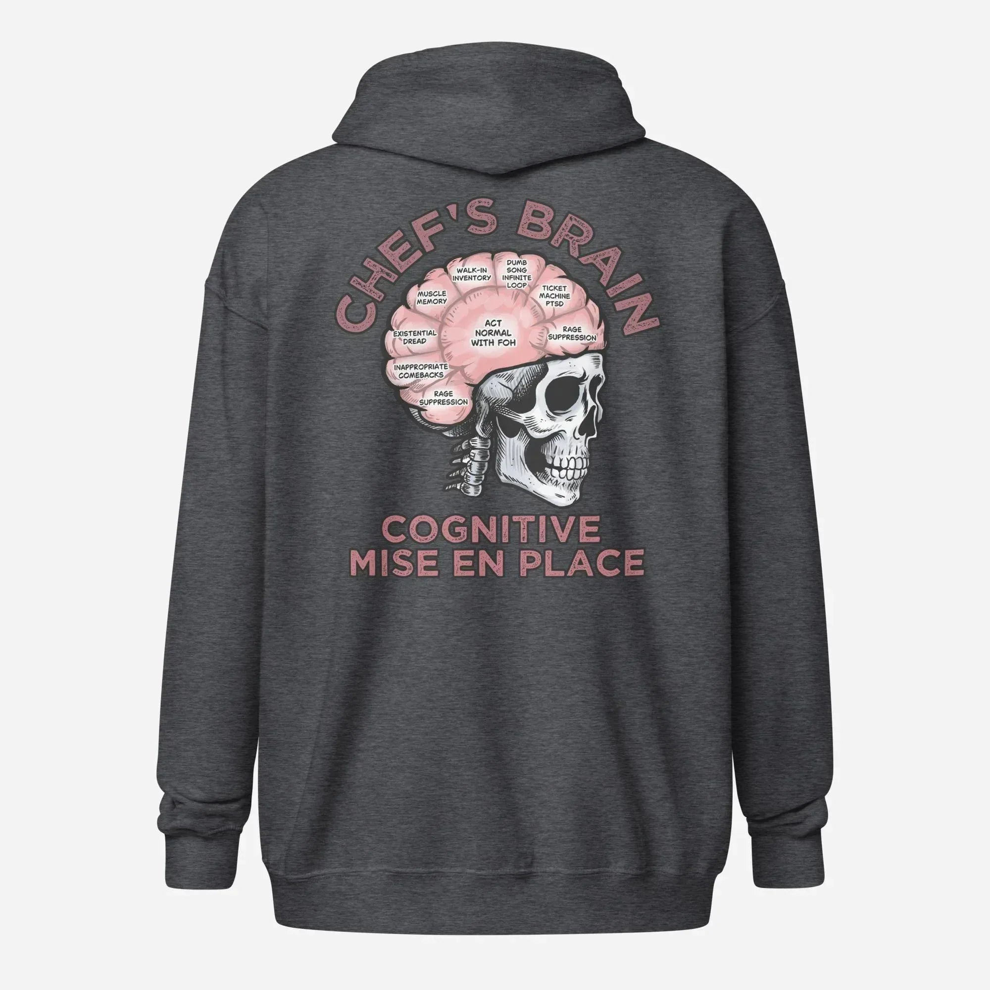 Chef's Brain Unisex heavy blend zip hoodie - Odd Chef