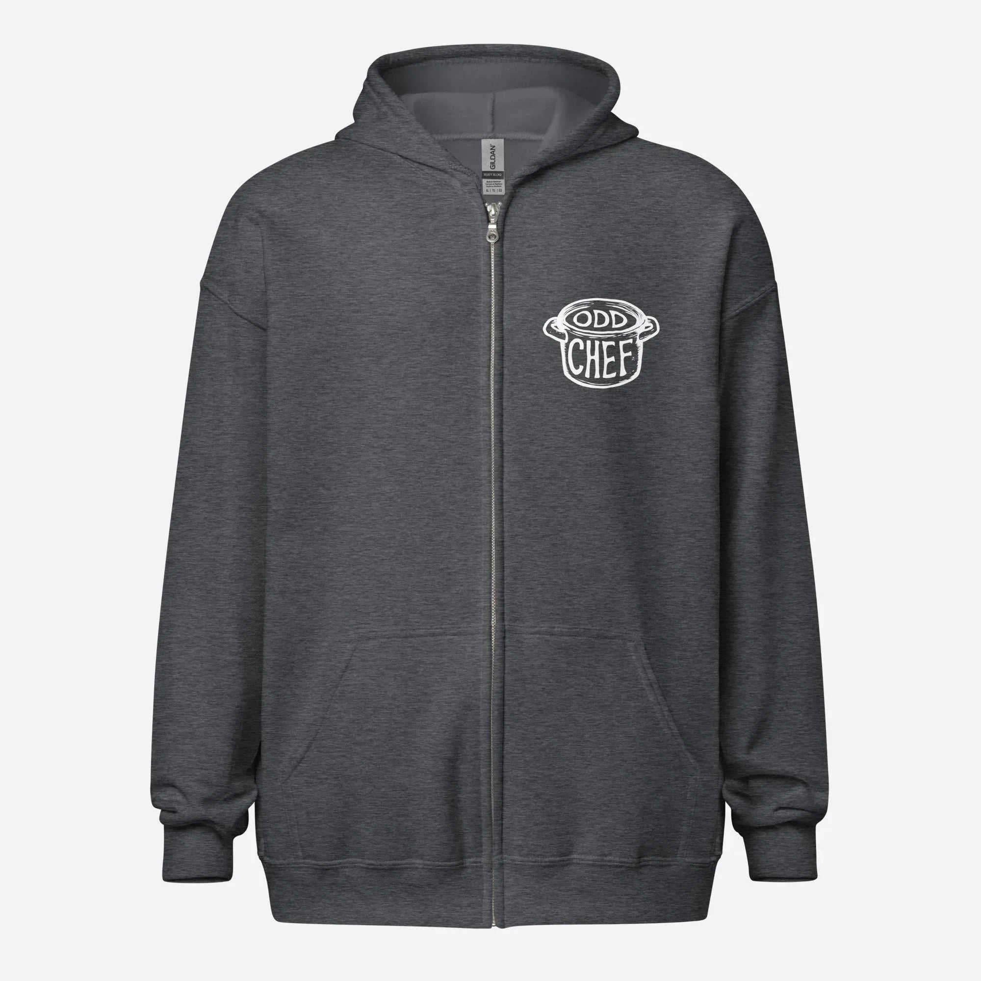 Chef's Brain Unisex heavy blend zip hoodie - Odd Chef