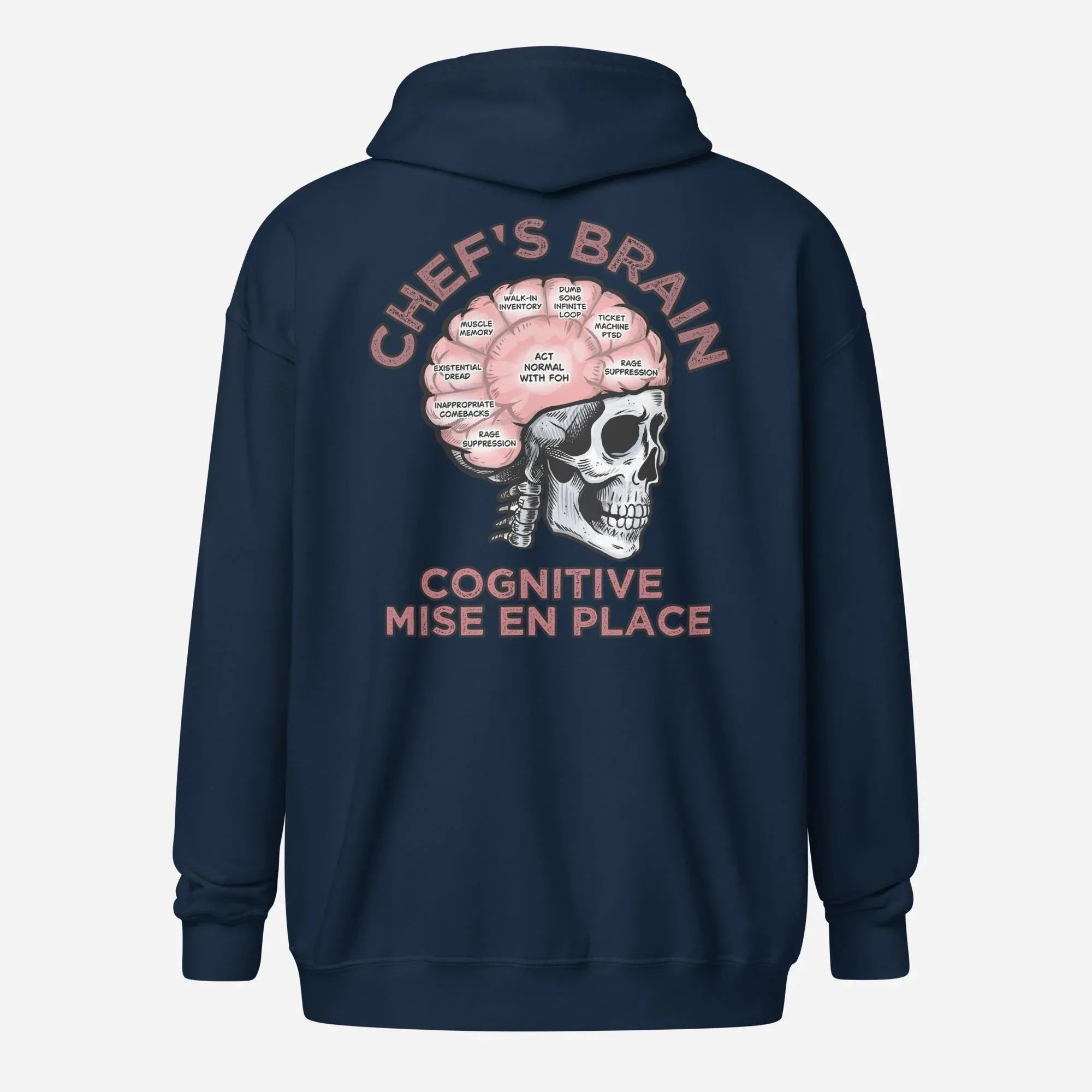 Chef's Brain Unisex heavy blend zip hoodie - Odd Chef