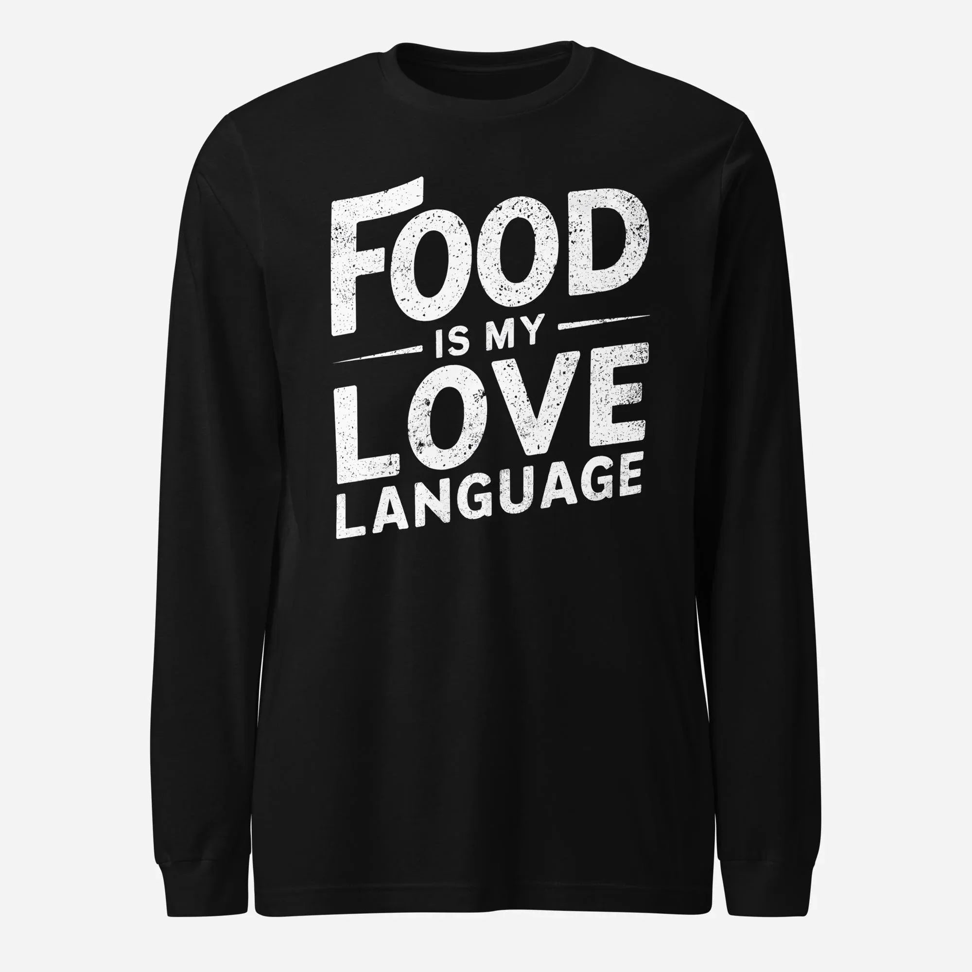 Food Is My Love Language Unisex Long Sleeve Tee - Odd Chef