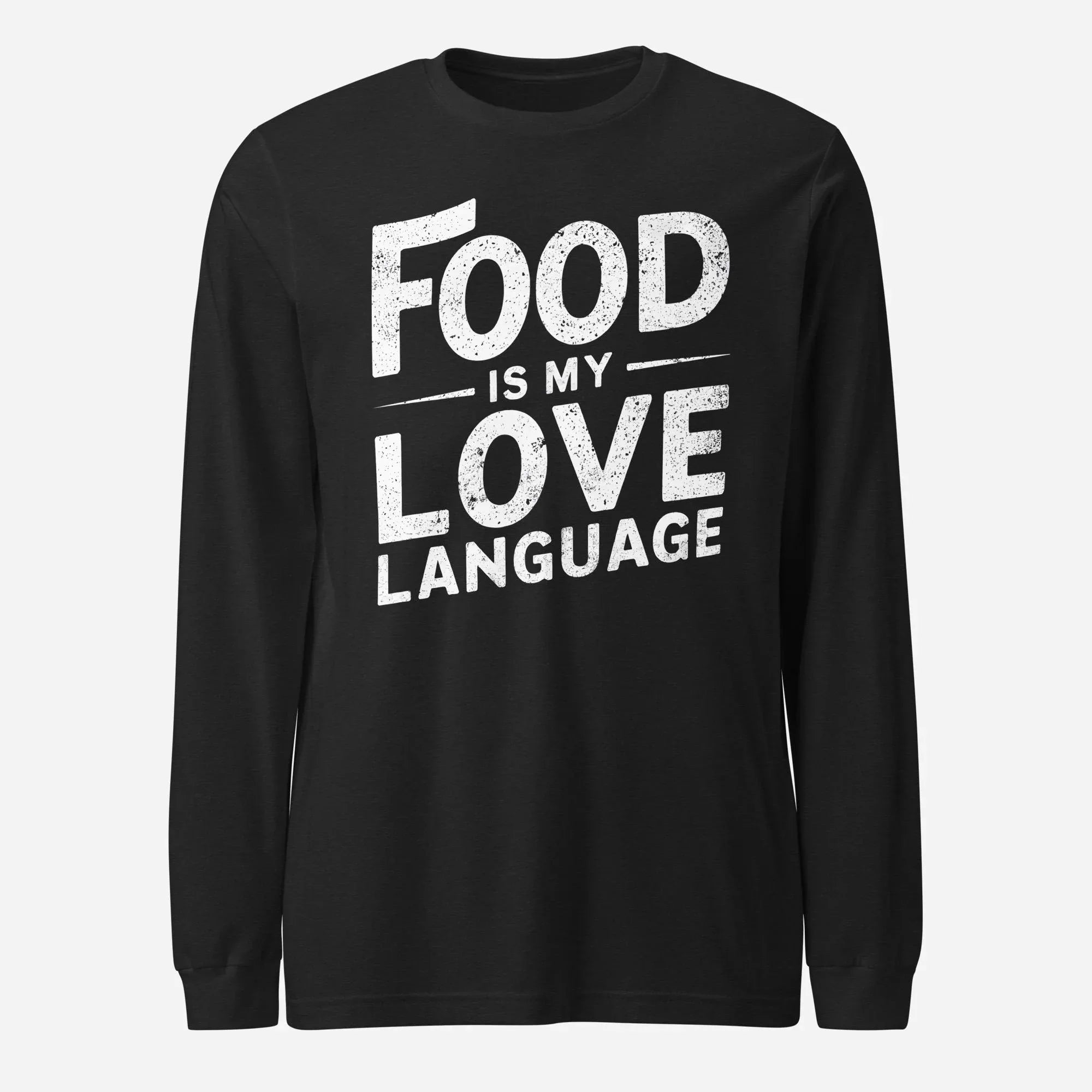 Food Is My Love Language Unisex Long Sleeve Tee - Odd Chef