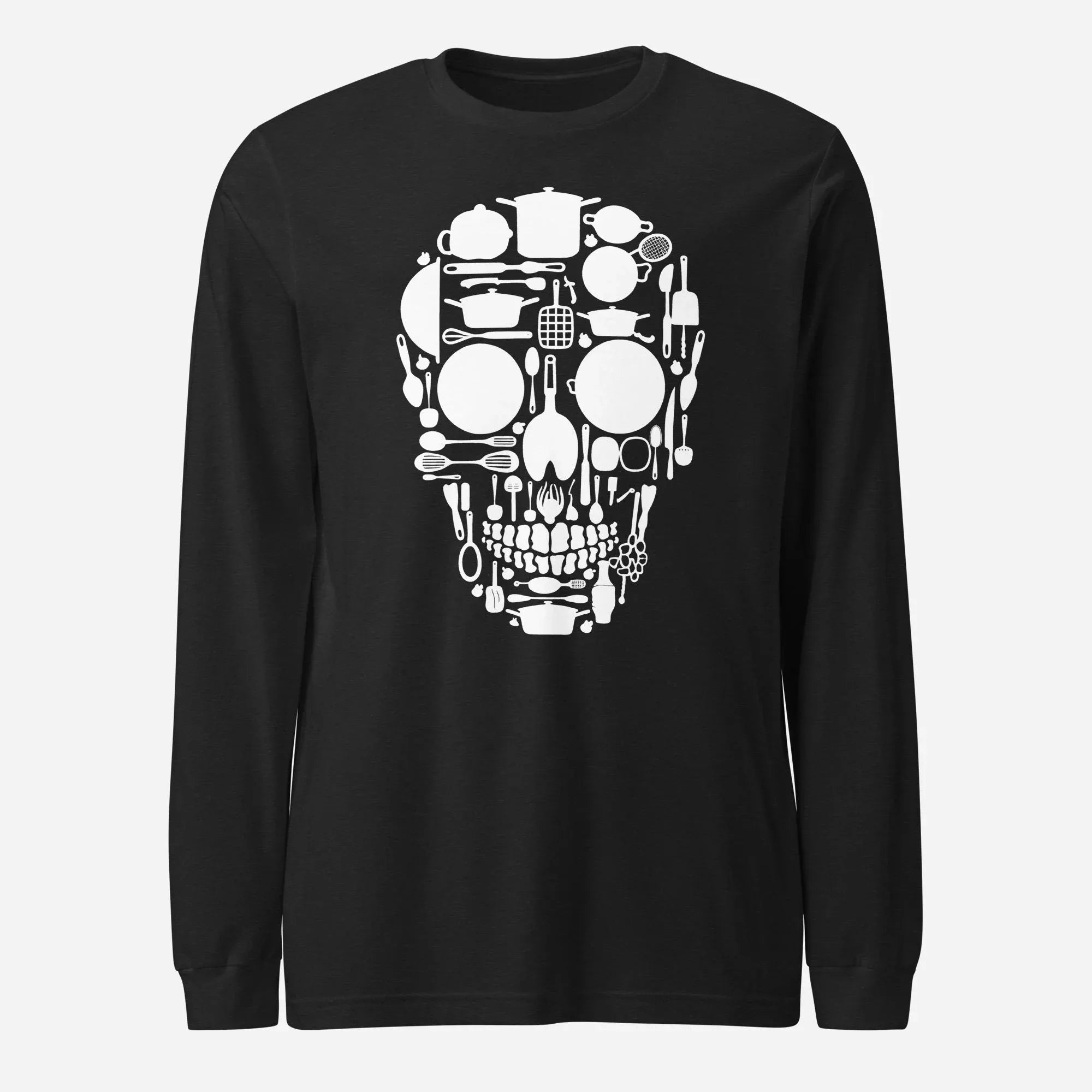 Skull Kitchen Unisex Long Sleeve Tee - Odd Chef
