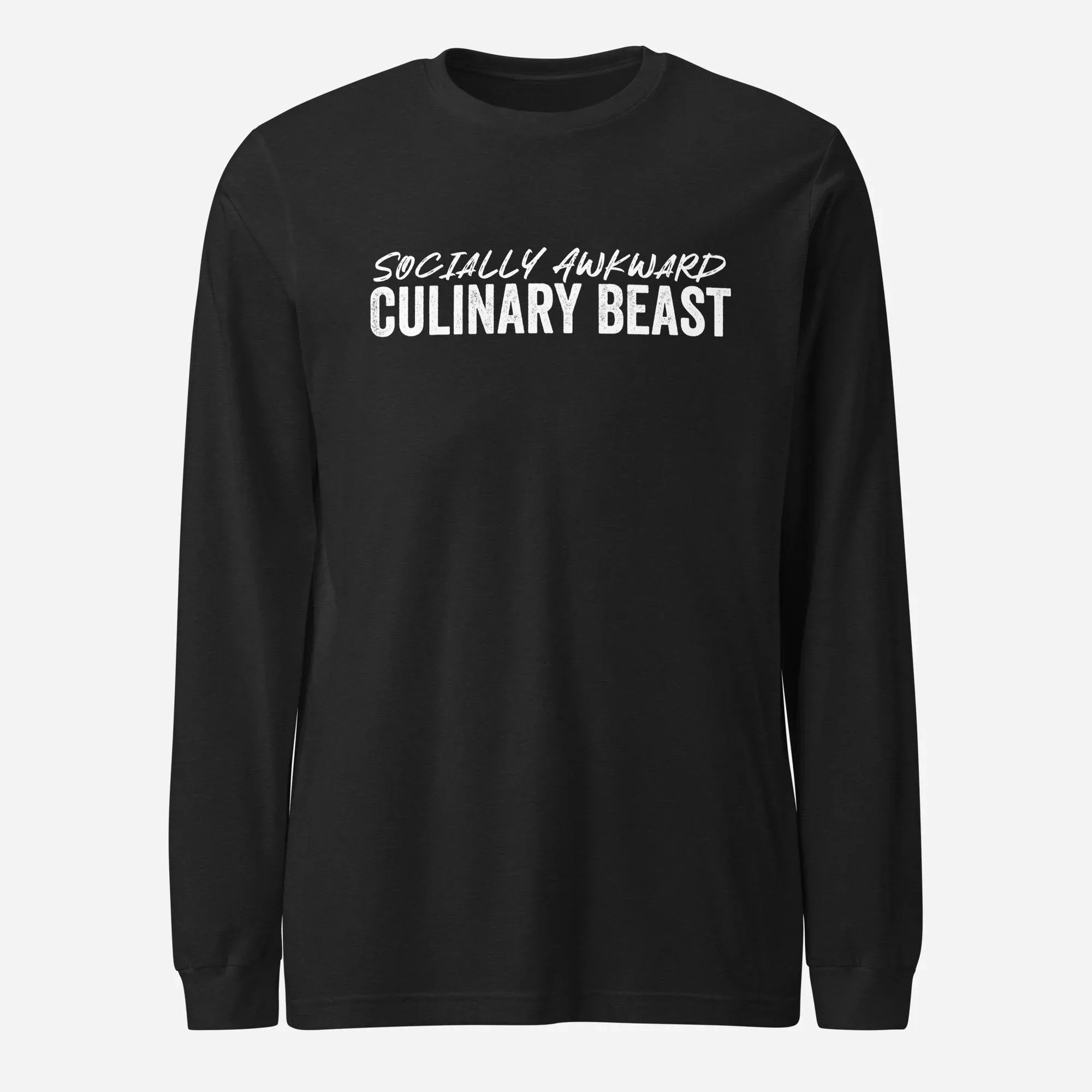 Socially Awkward Culinary Beast Unisex Long Sleeve Tee - Odd Chef
