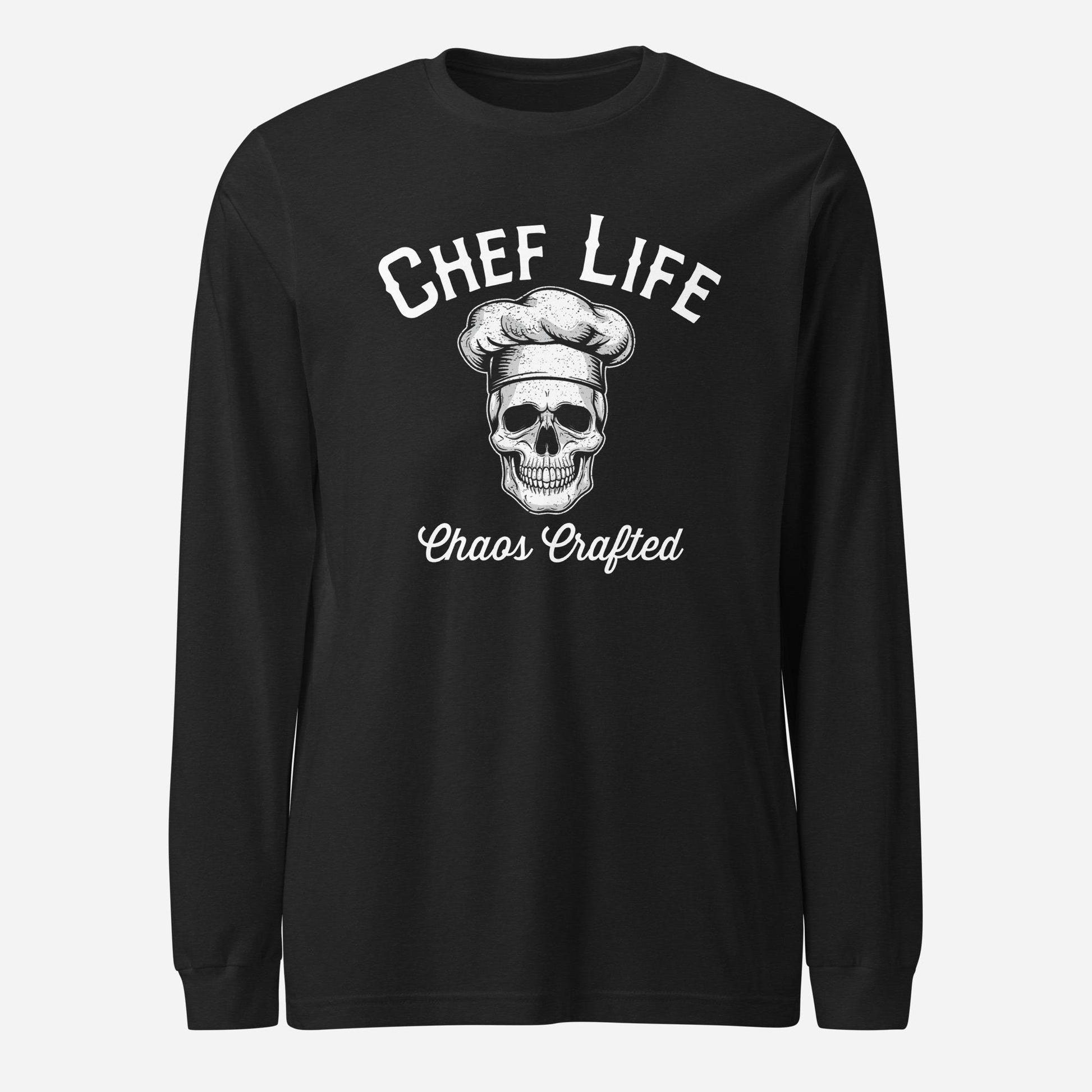 Chef Life Skull Unisex Long Sleeve Tee