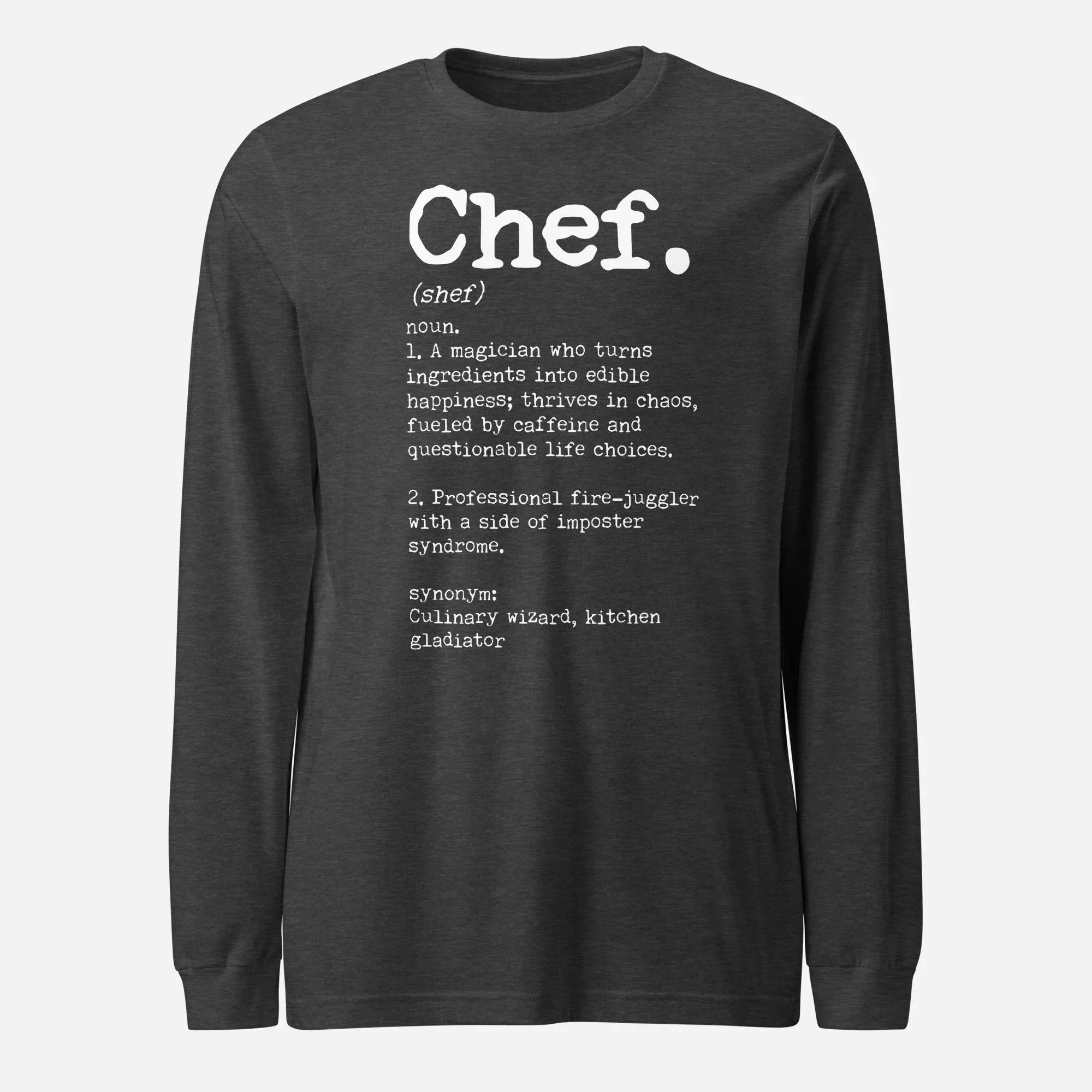 Chef Definition Unisex Long Sleeve Tee - Odd Chef