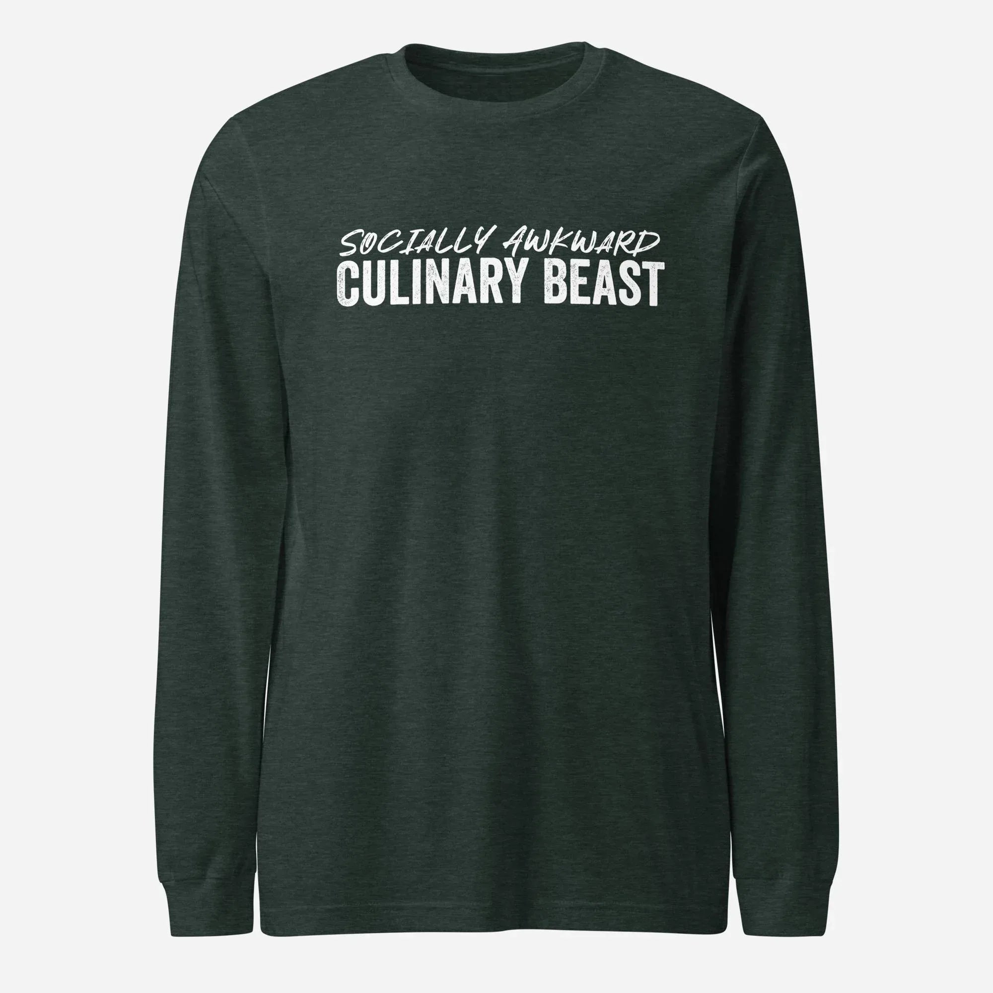 Socially Awkward Culinary Beast Unisex Long Sleeve Tee - Odd Chef