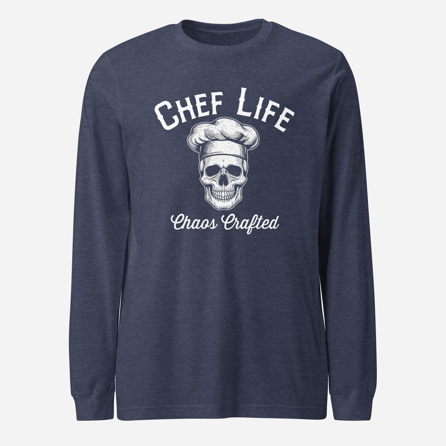 Chef Life Skull Unisex Long Sleeve Tee