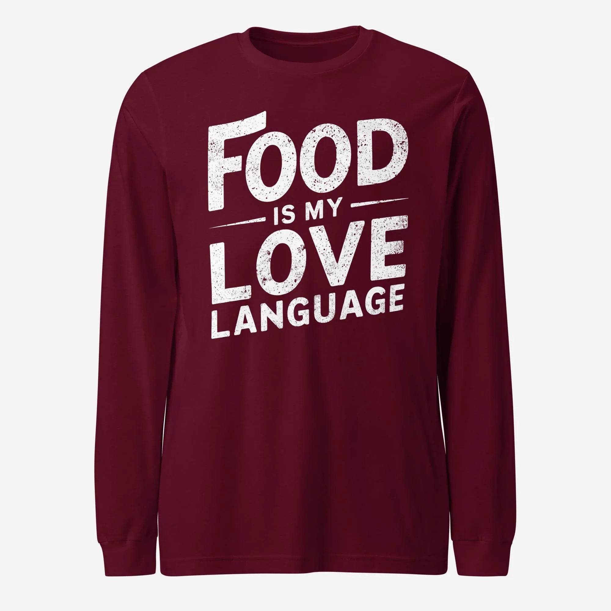 Food Is My Love Language Unisex Long Sleeve Tee - Odd Chef