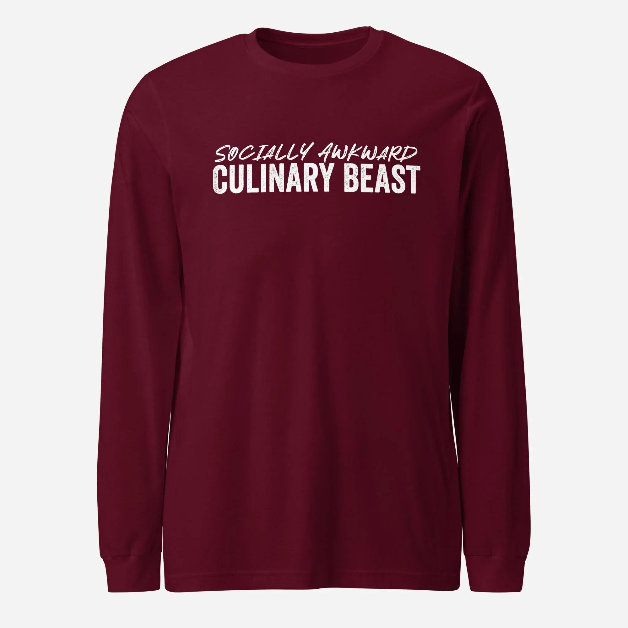 Socially Awkward Culinary Beast Unisex Long Sleeve Tee - Odd Chef