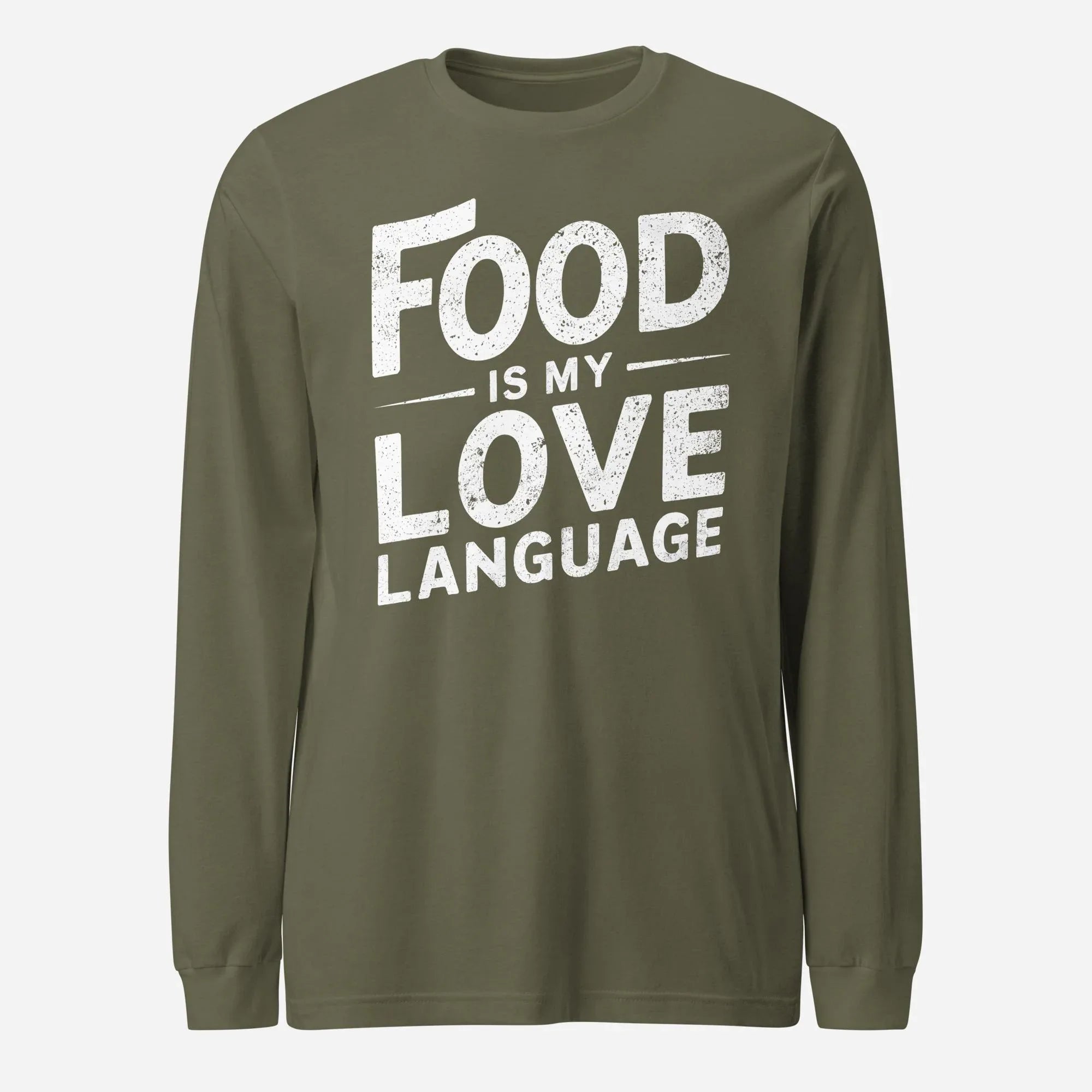 Food Is My Love Language Unisex Long Sleeve Tee - Odd Chef