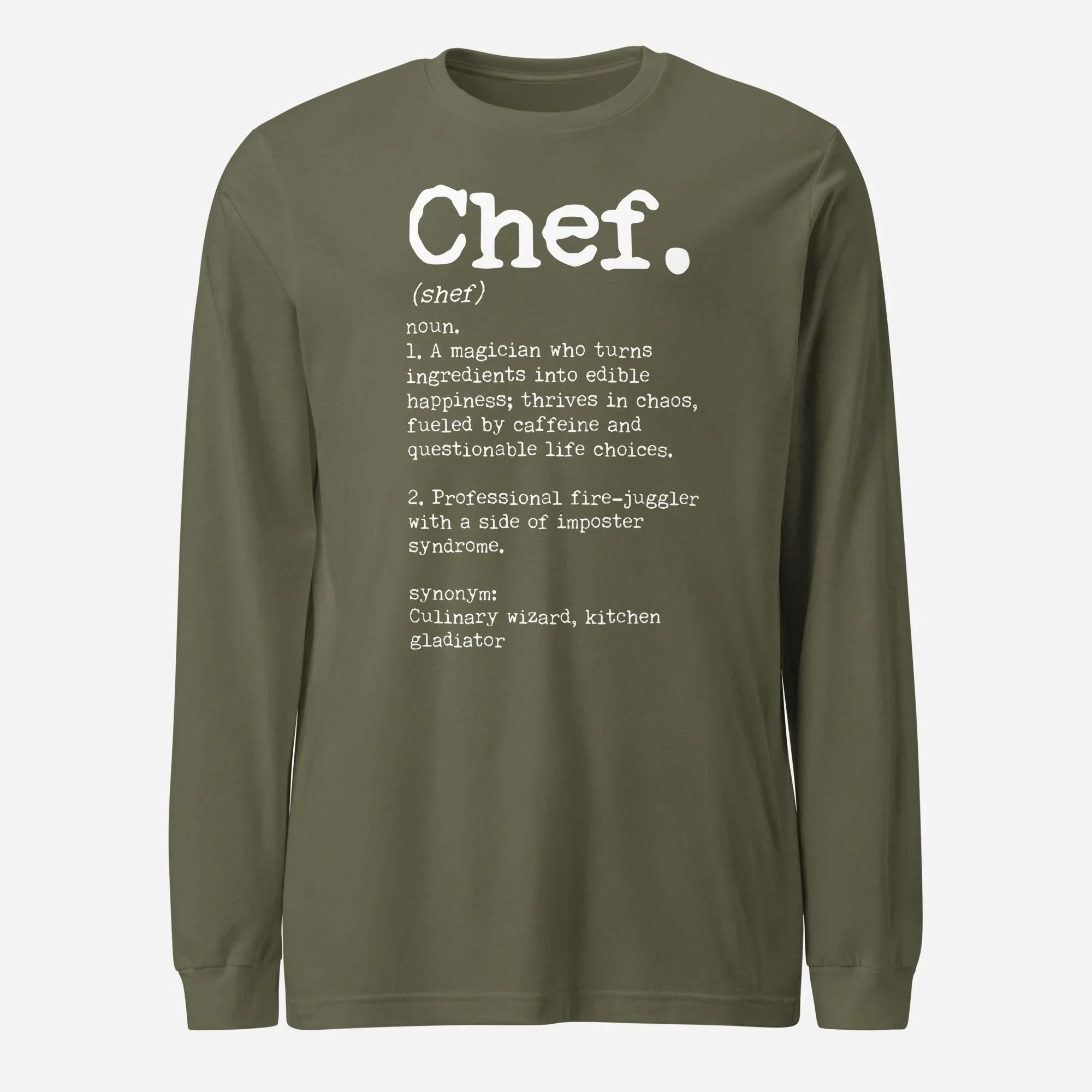 Chef Definition Unisex Long Sleeve Tee - Odd Chef