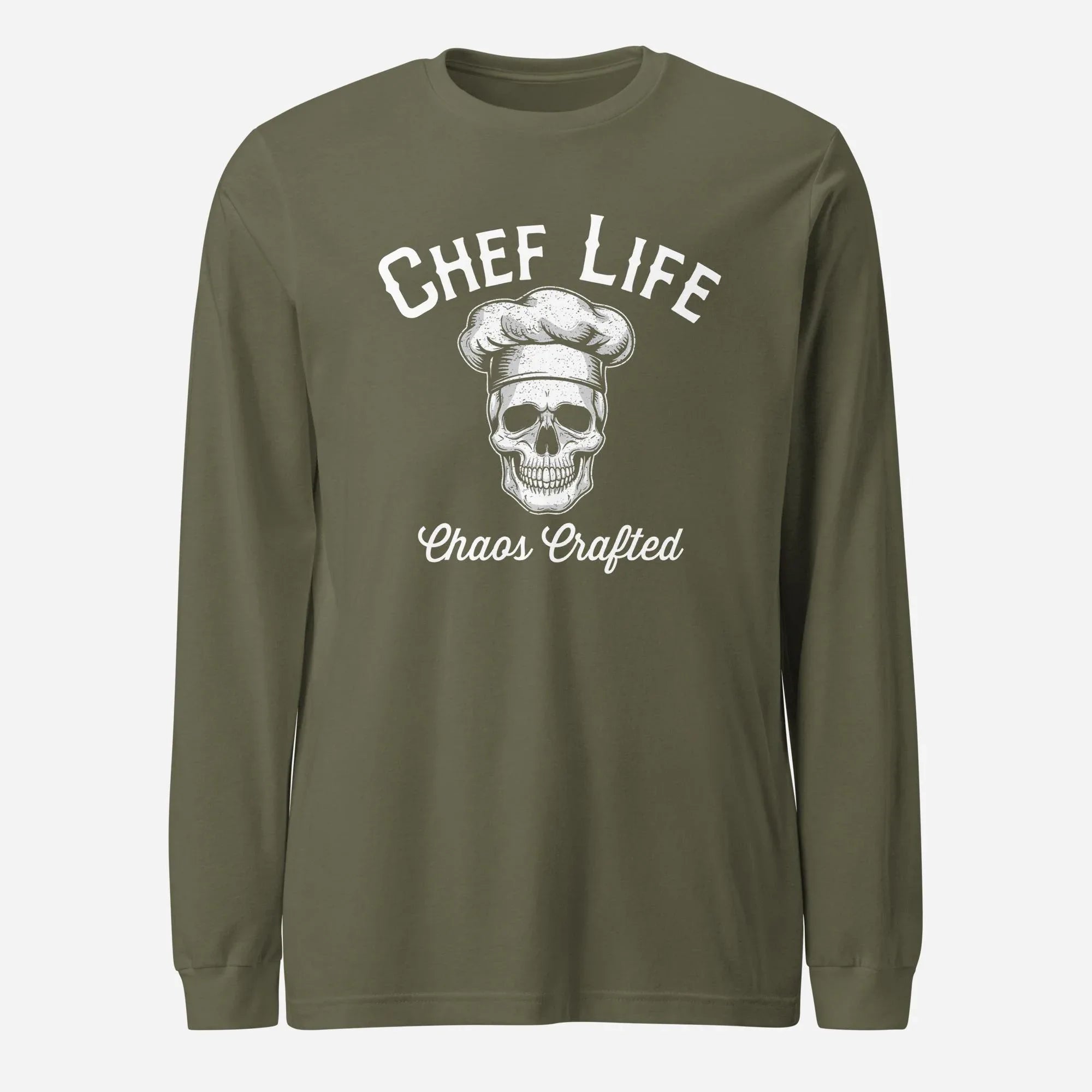 Chef Life Skull Unisex Long Sleeve Tee - Odd Chef