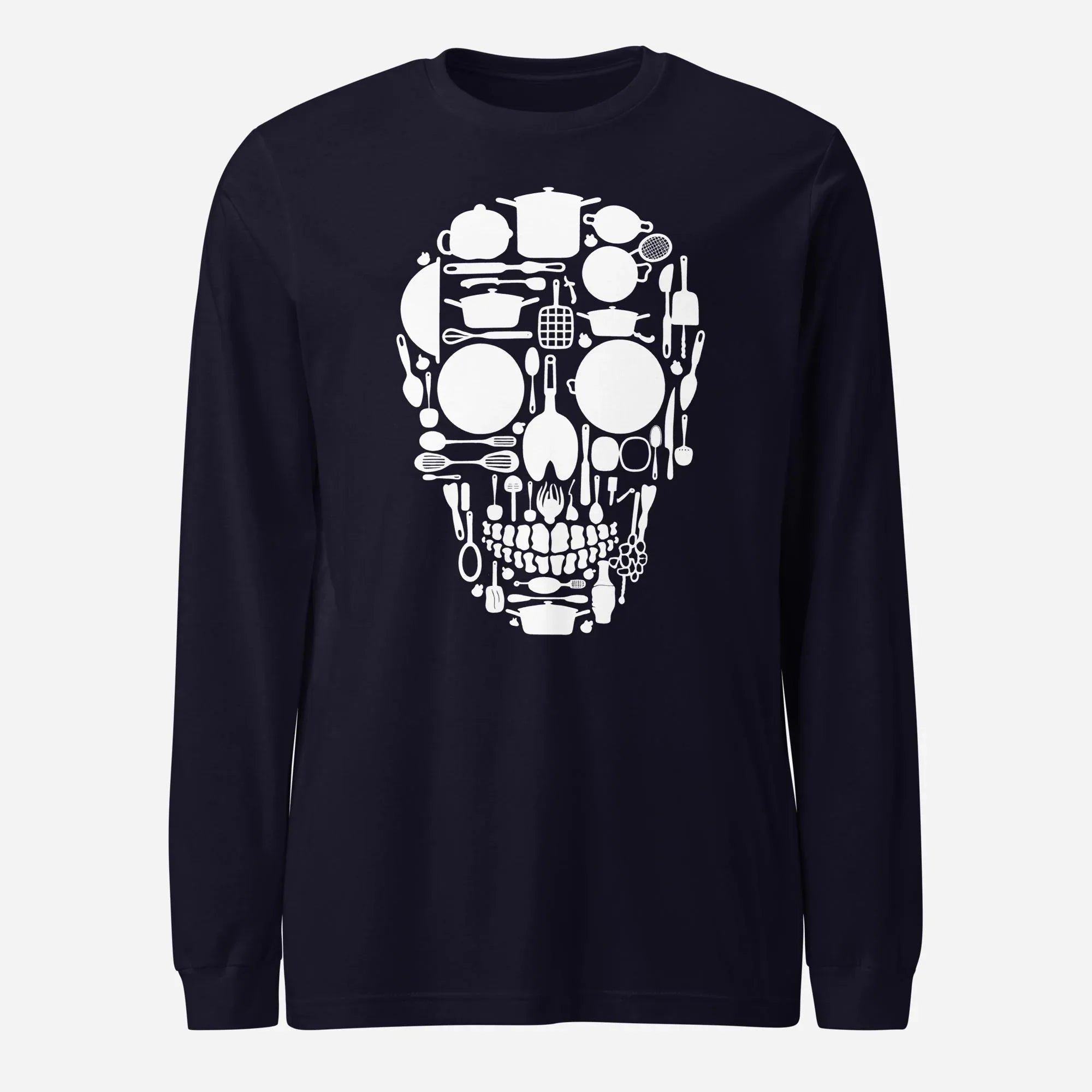 Skull Kitchen Unisex Long Sleeve Tee - Odd Chef