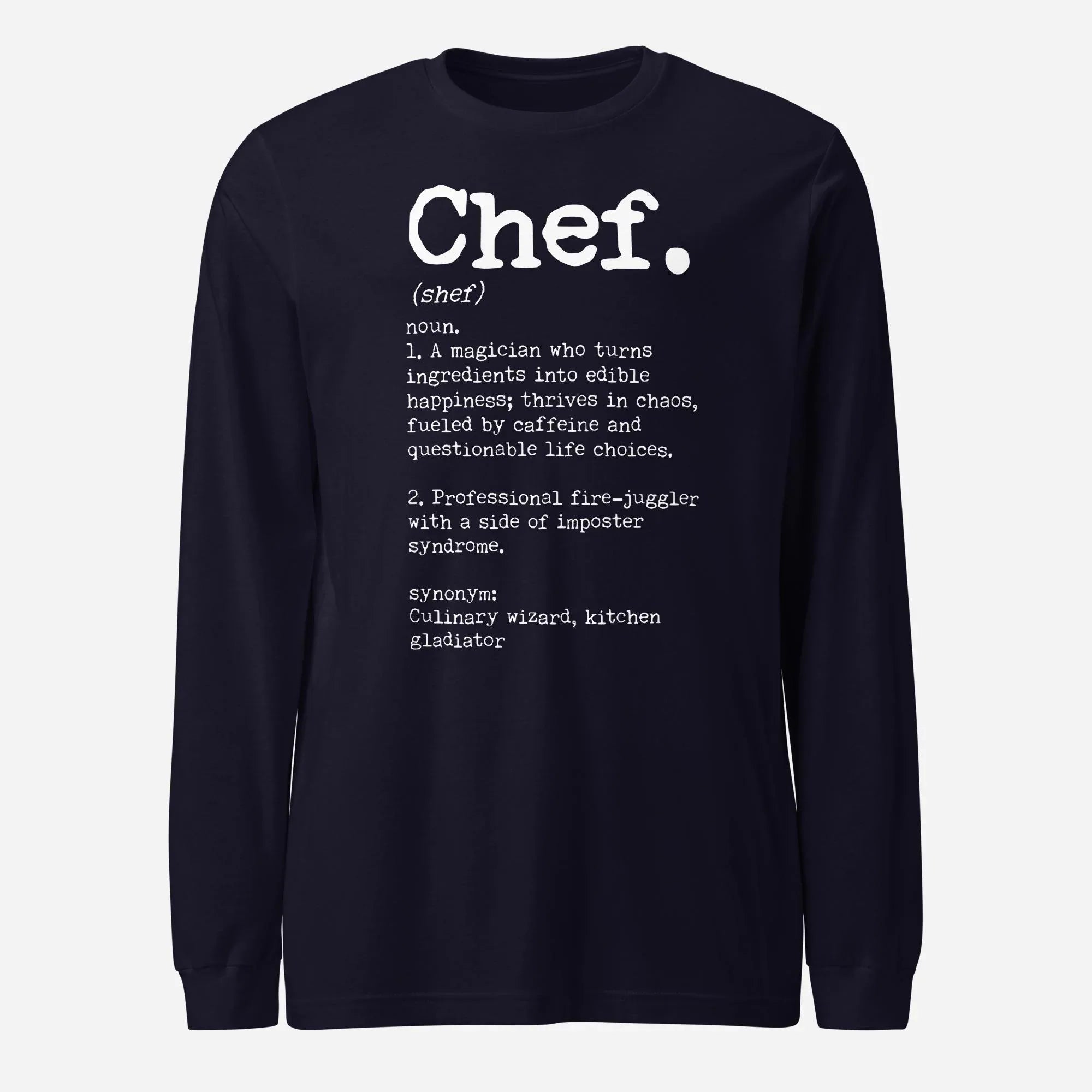 Chef Definition Unisex Long Sleeve Tee - Odd Chef