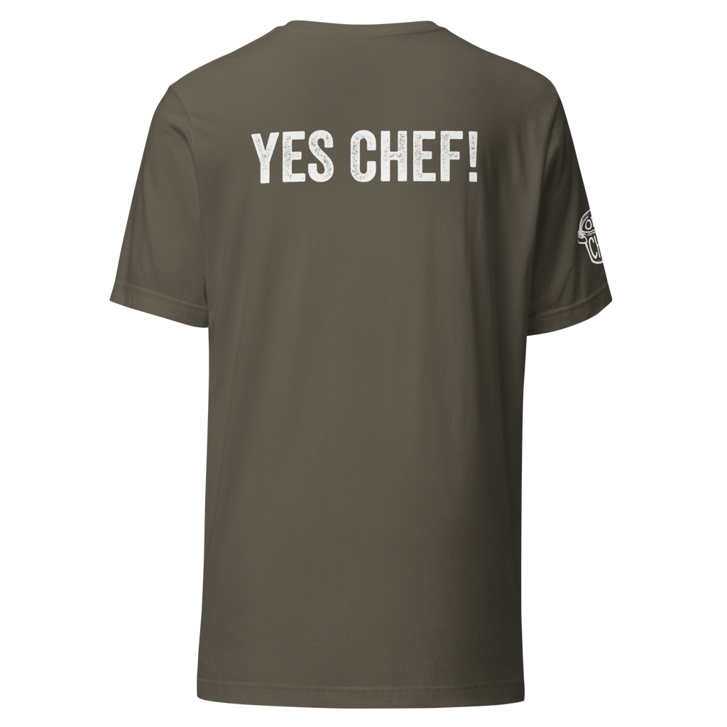 BACKPRINT Yes Chef Unisex Tee