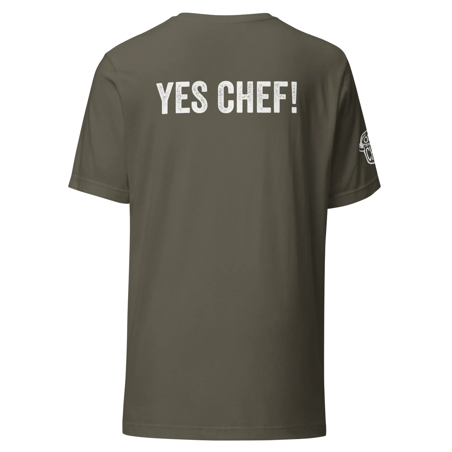 BACK PRINT Yes Chef Unisex Tee