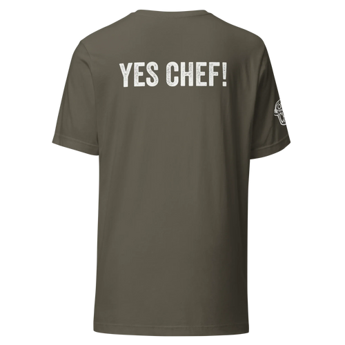 BACK PRINT Yes Chef Unisex Tee