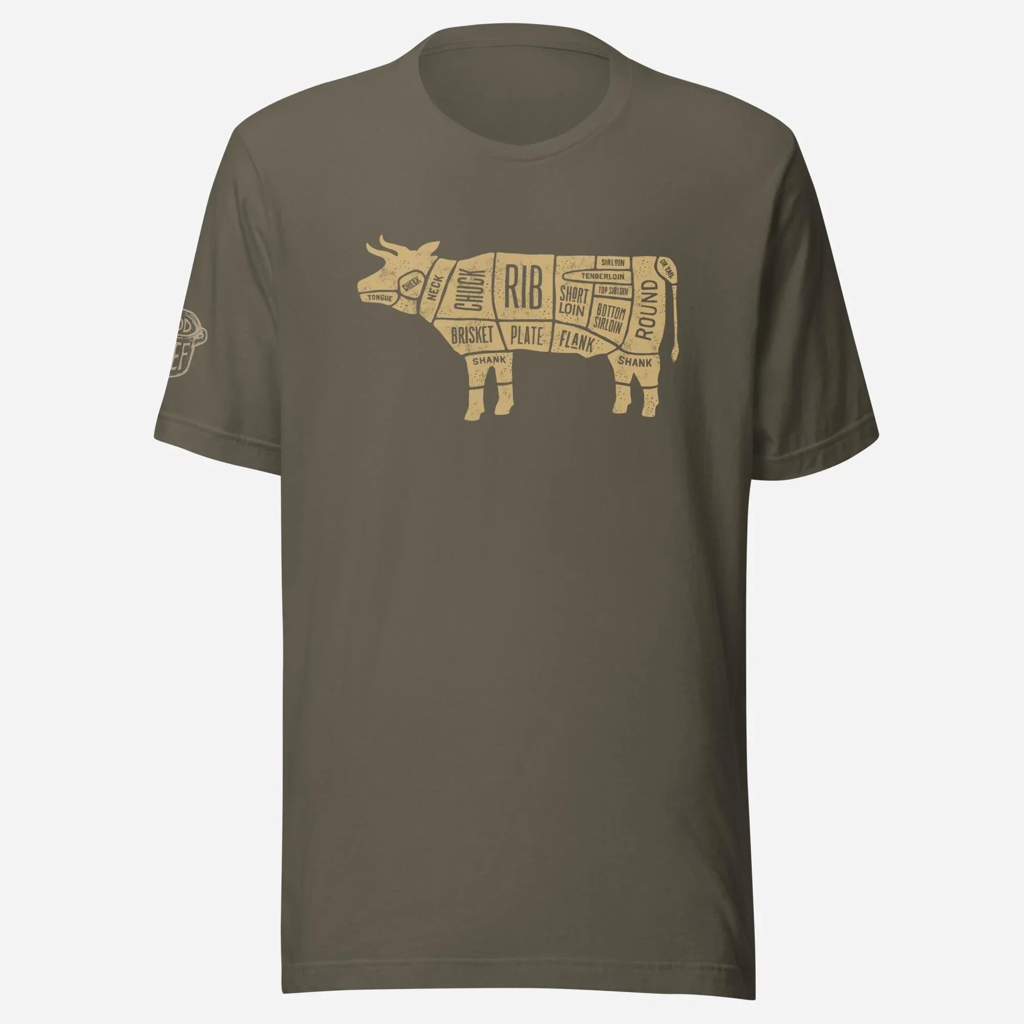 Beef Cow Diagram Unisex Tee - Odd Chef