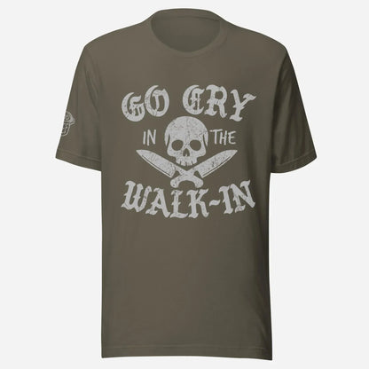 Go Cry in the Walk-In Distressed Unisex Tee - Odd Chef