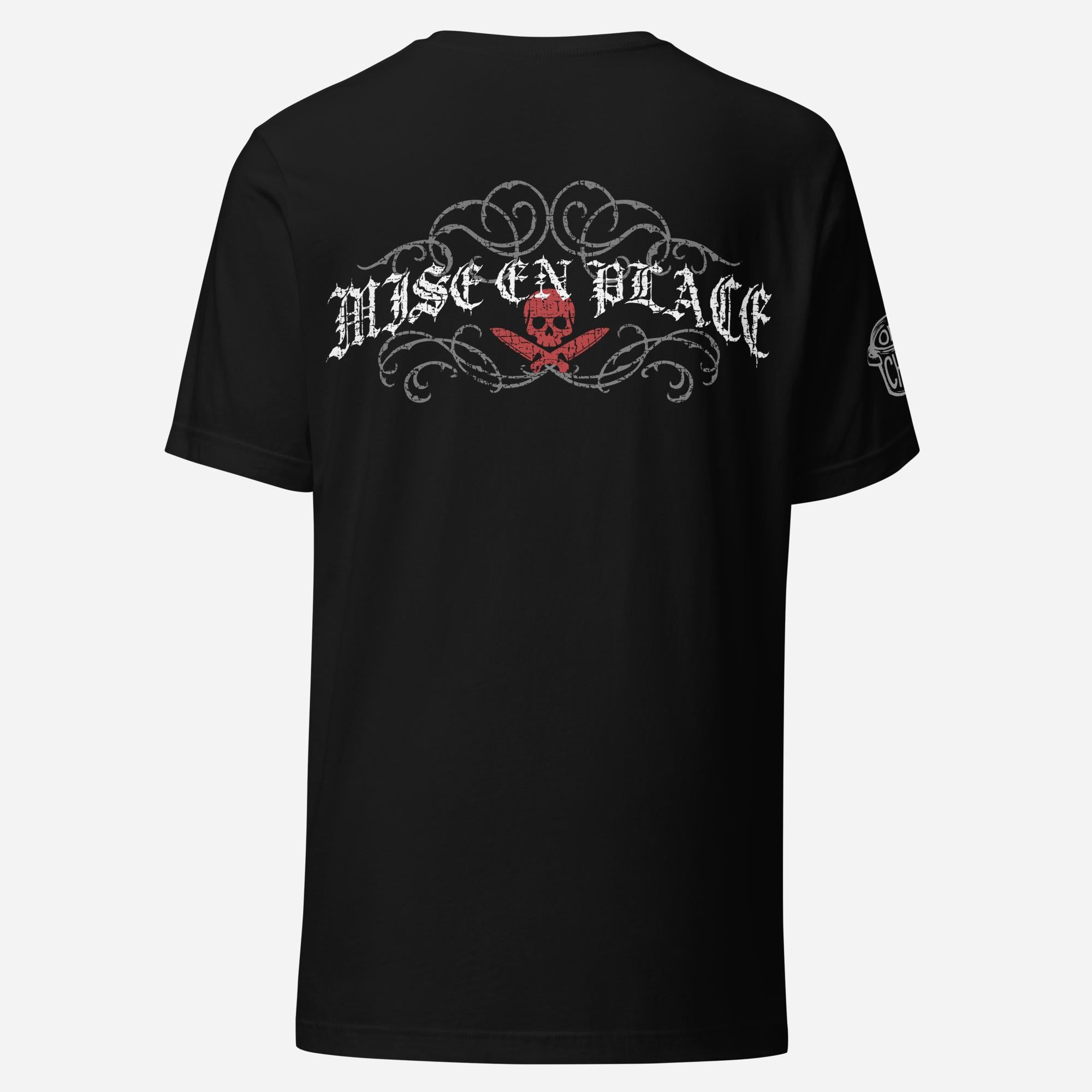 BACK PRINT Mise en Place Gothic Unisex Tee