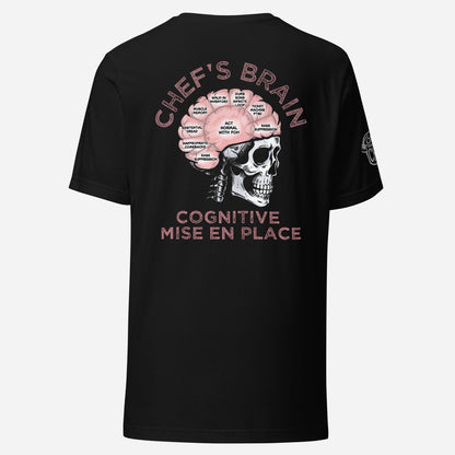BACK PRINT Chef Brain Unisex Tee