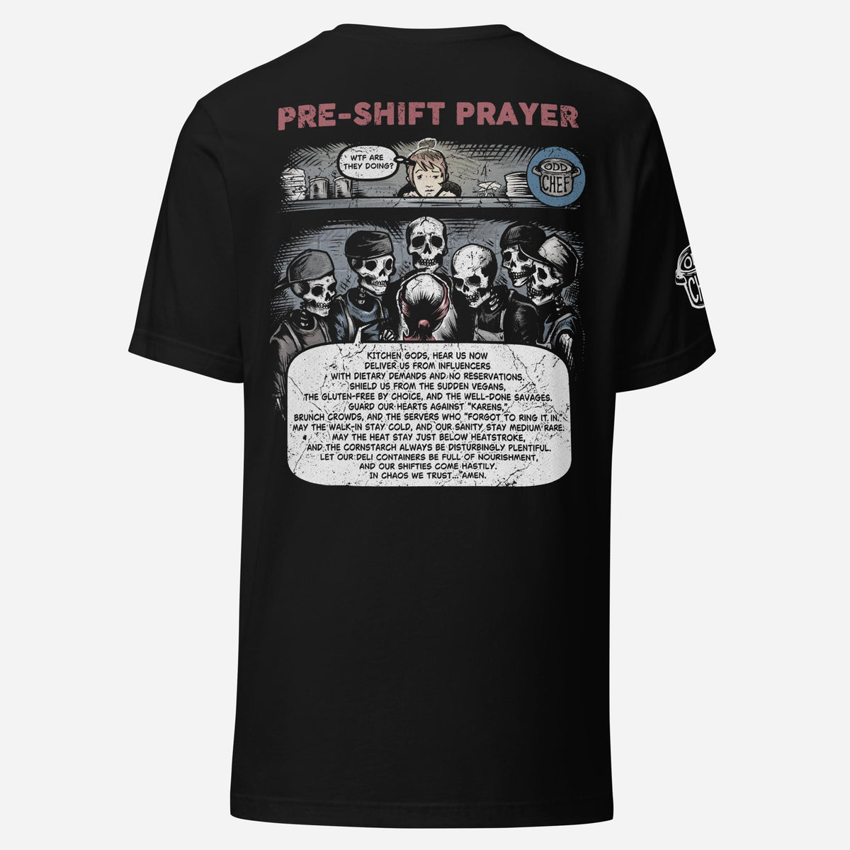 BACK PRINT Pre-Shift Prayer Unisex Tee