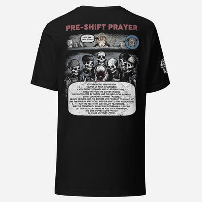 BACK PRINT Pre-Shift Prayer Unisex Tee