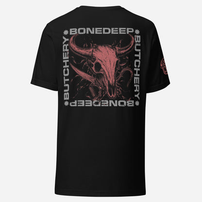 BACK PRINT Bonedeep Butchery Unisex Tee