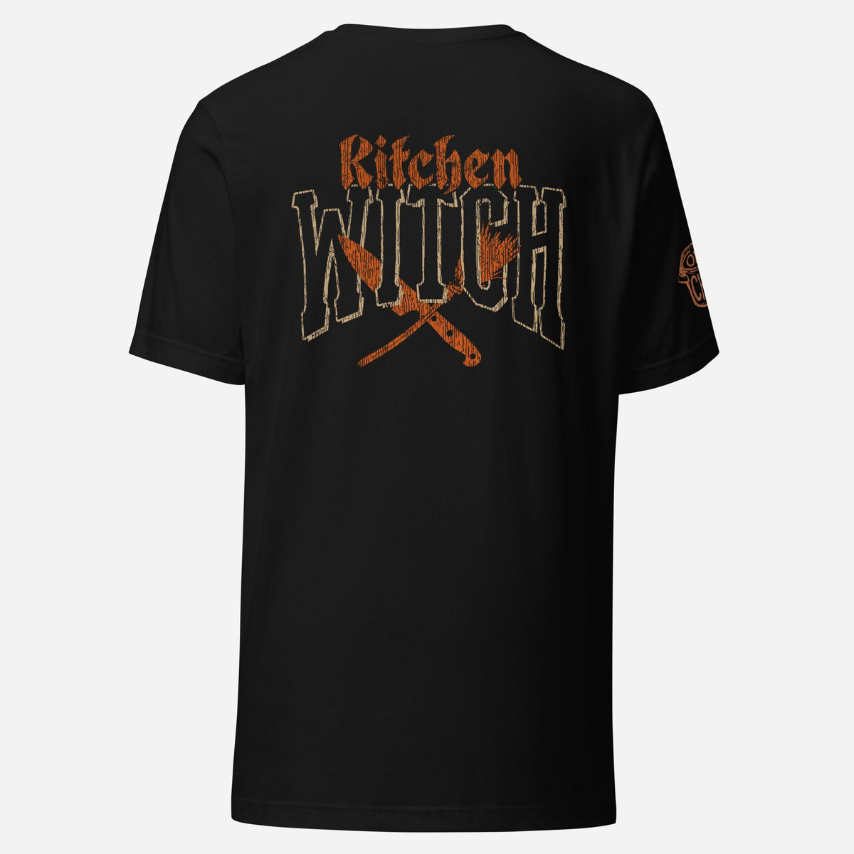 BACK PRINT Kitchen Witch Chef Unisex t-shirt