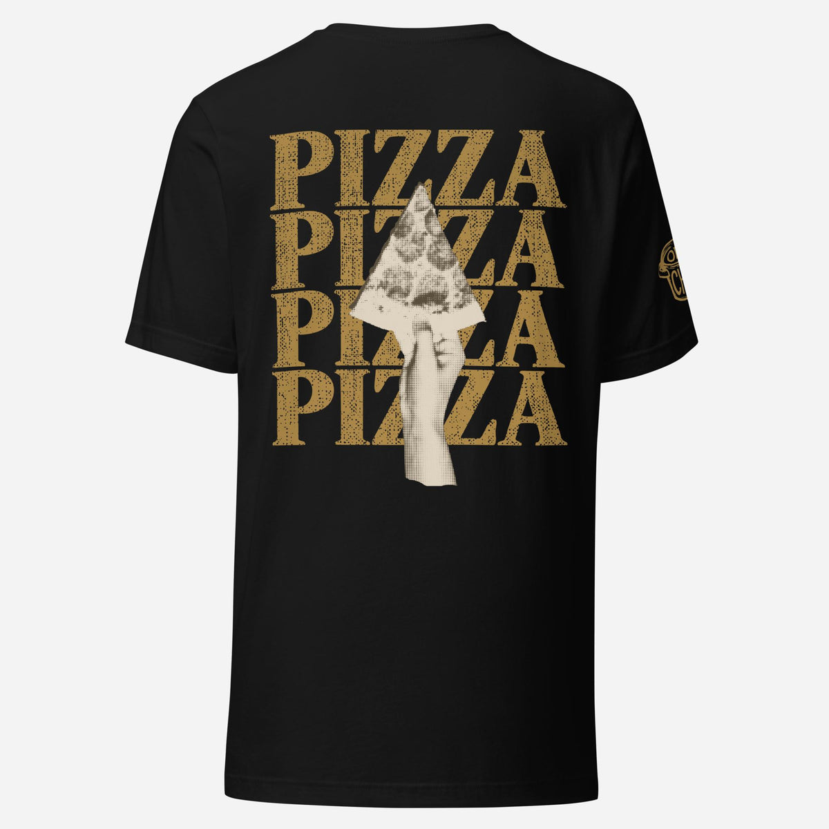 BACK PRINT Pizza Unisex Tee