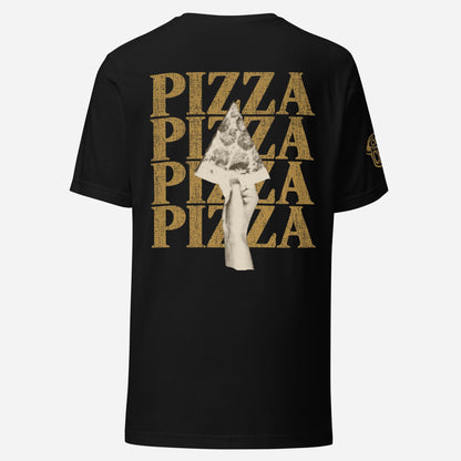 BACK PRINT Pizza Unisex Tee