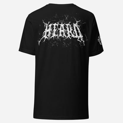 BACK PRINT Heard Death Metal Unisex Tee