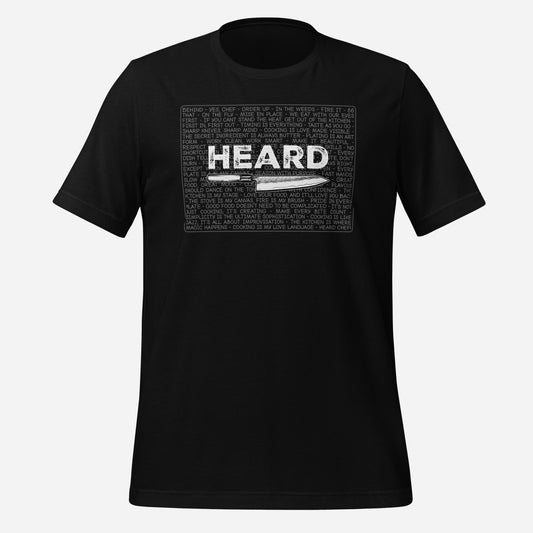 Heard Chef Kitchen Phrase Unisex t-shirt