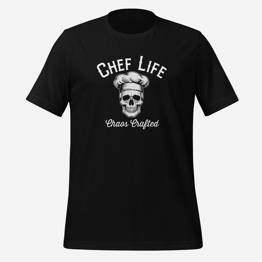 Chef Life Skull Unisex t-shirt