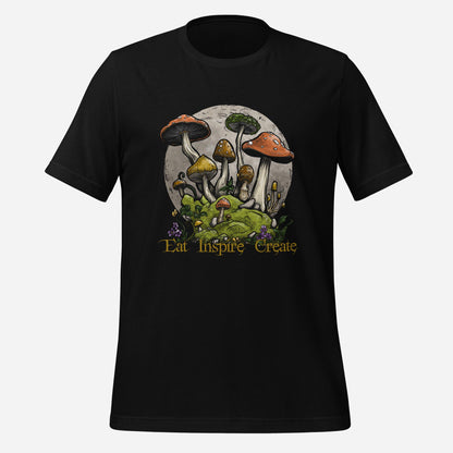 Mushroom Eat Inspire Create Tee