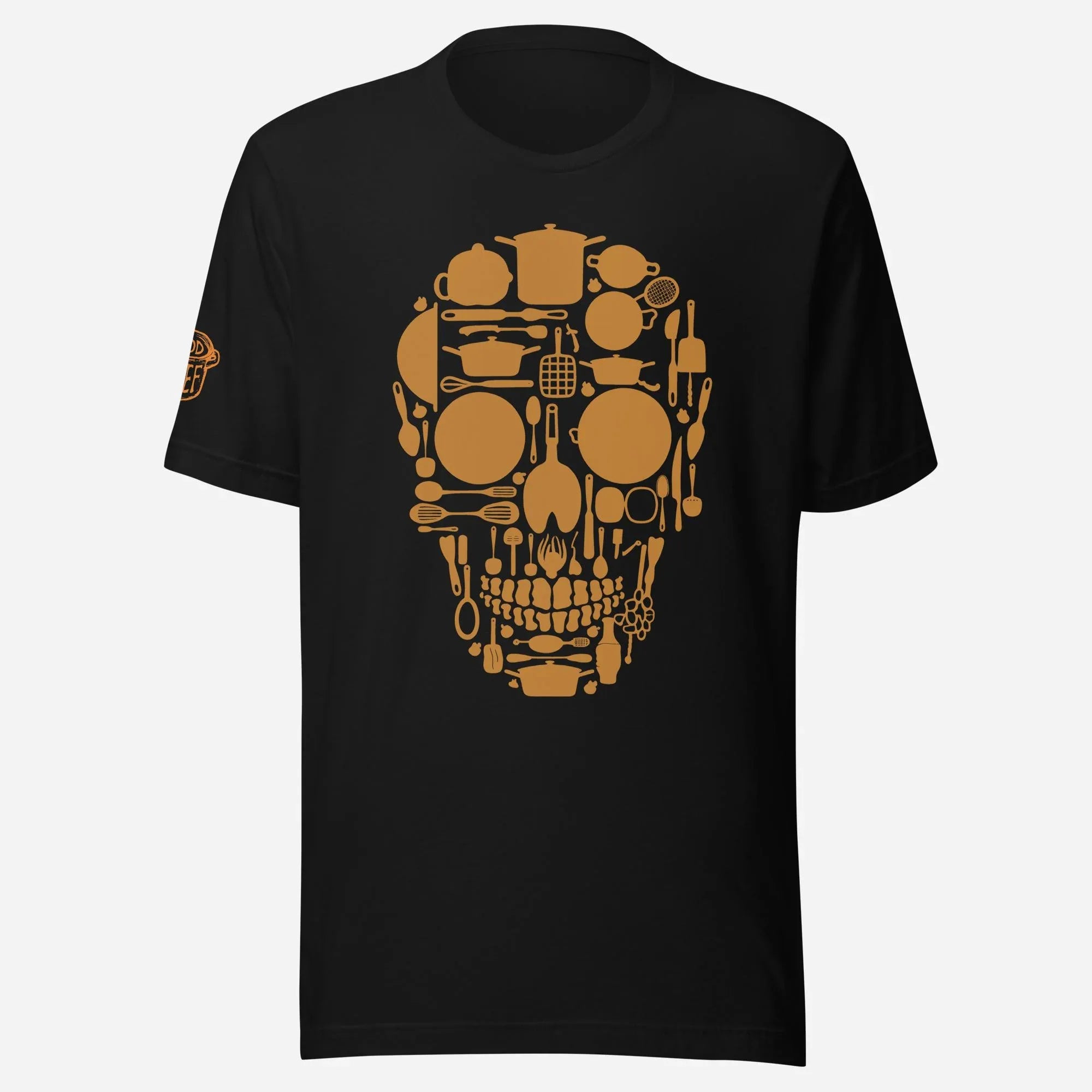 Skull Chef Kitchen Halloween Unisex Tee - Odd Chef