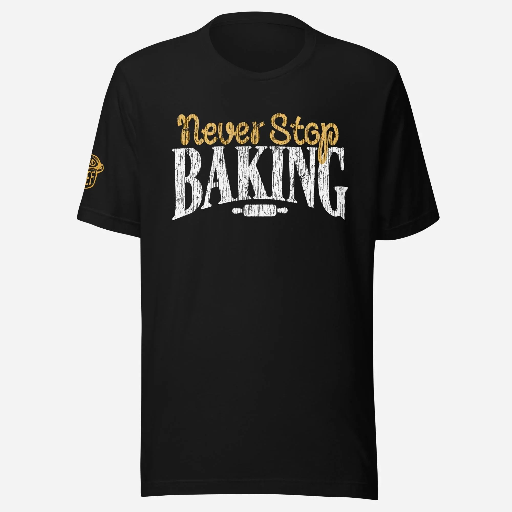 Never Stop Baking Unisex Tee - Odd Chef