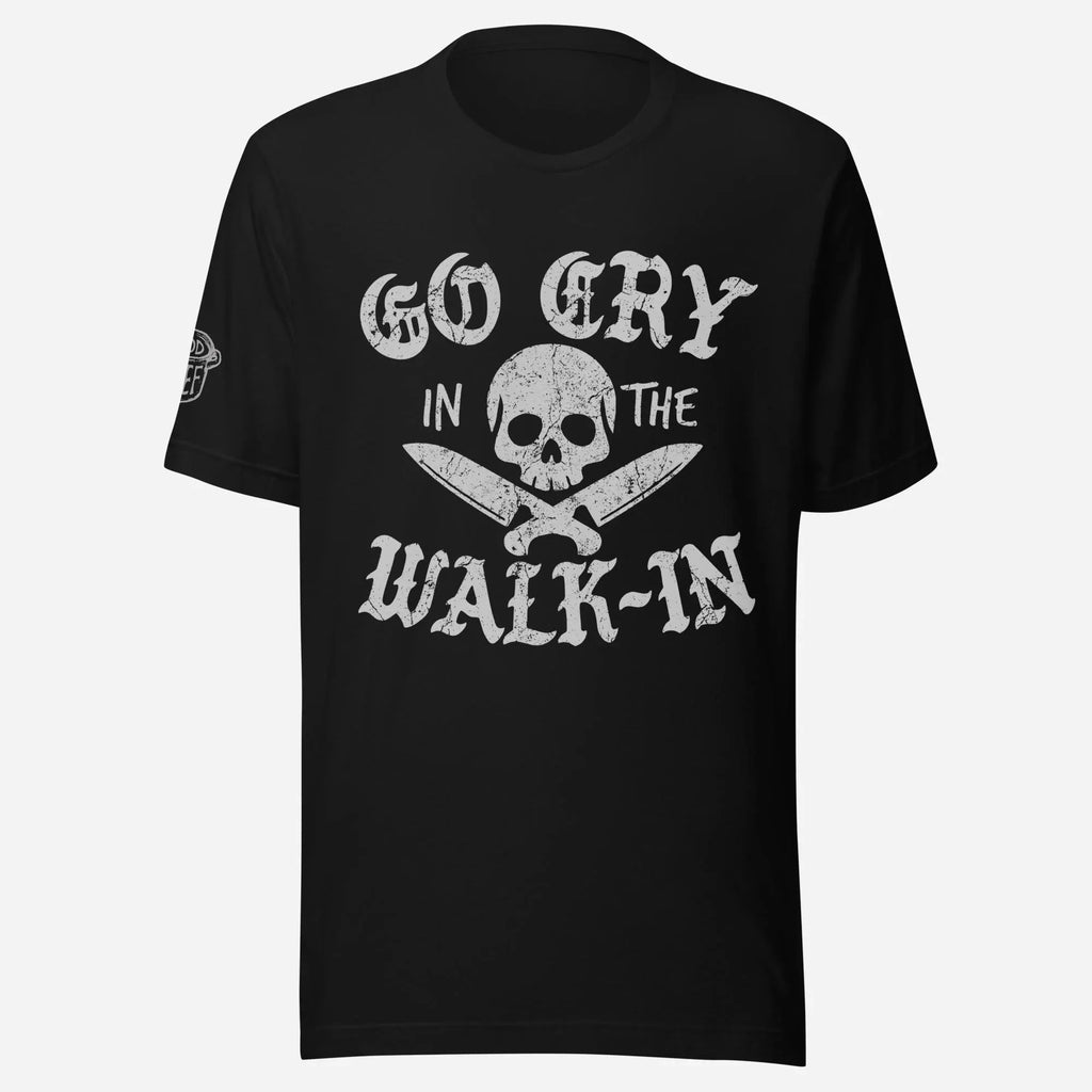 Go Cry in the Walk-In Distressed Unisex Tee - Odd Chef