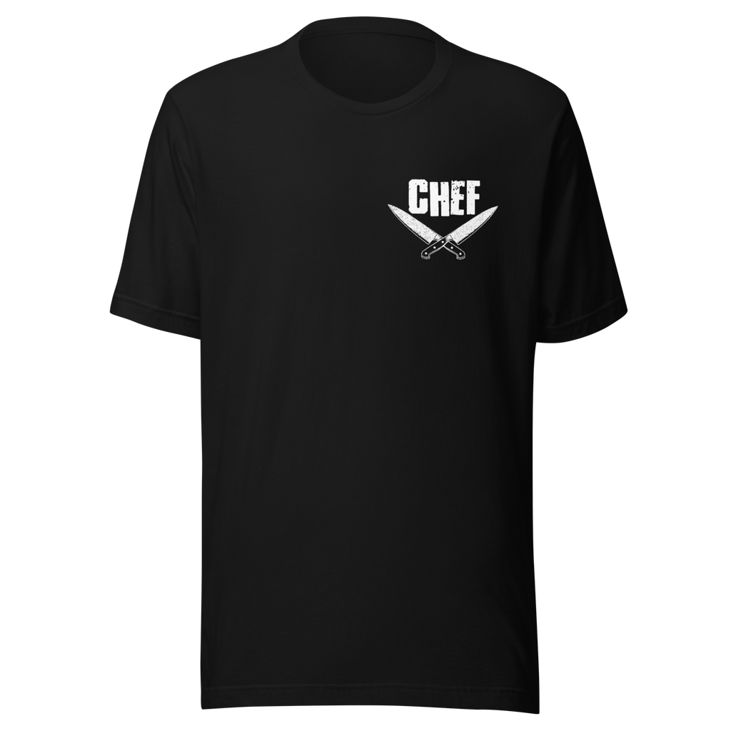 BACK PRINT Culinary Badass Job Title Unisex Tee