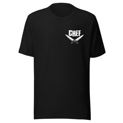 BACK PRINT Culinary Badass Job Title Unisex Tee