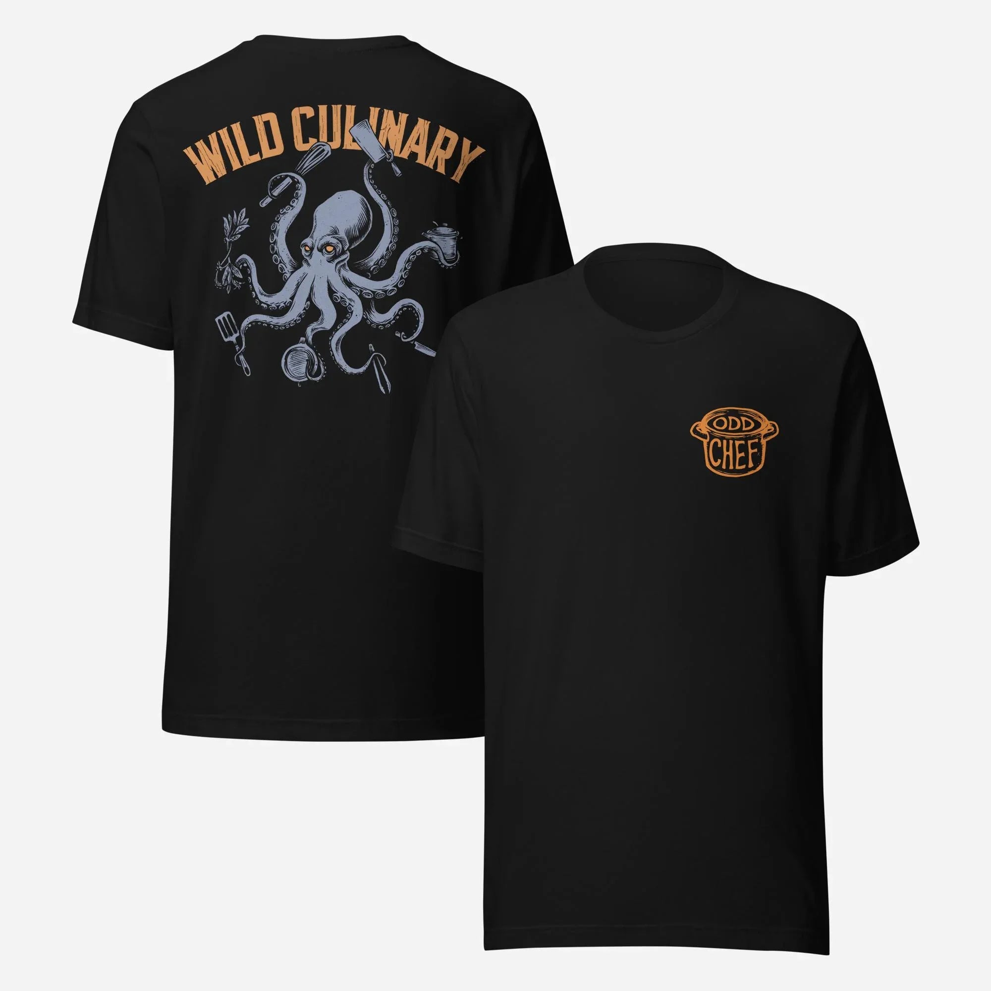 Official BACK PRINT Wild Culinary-Octo Chef Unisex Tee - Odd Chef