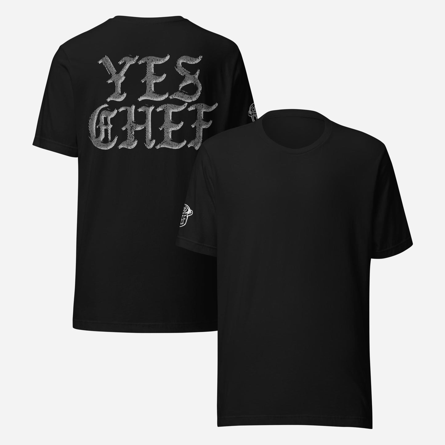 BACK PRINT Yes Chef Half-tone Unisex Tee